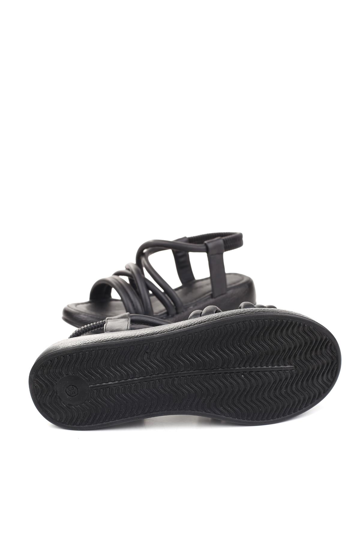 35243 Rahat Taban Günlük Kadın Sandalet - Görsel 6