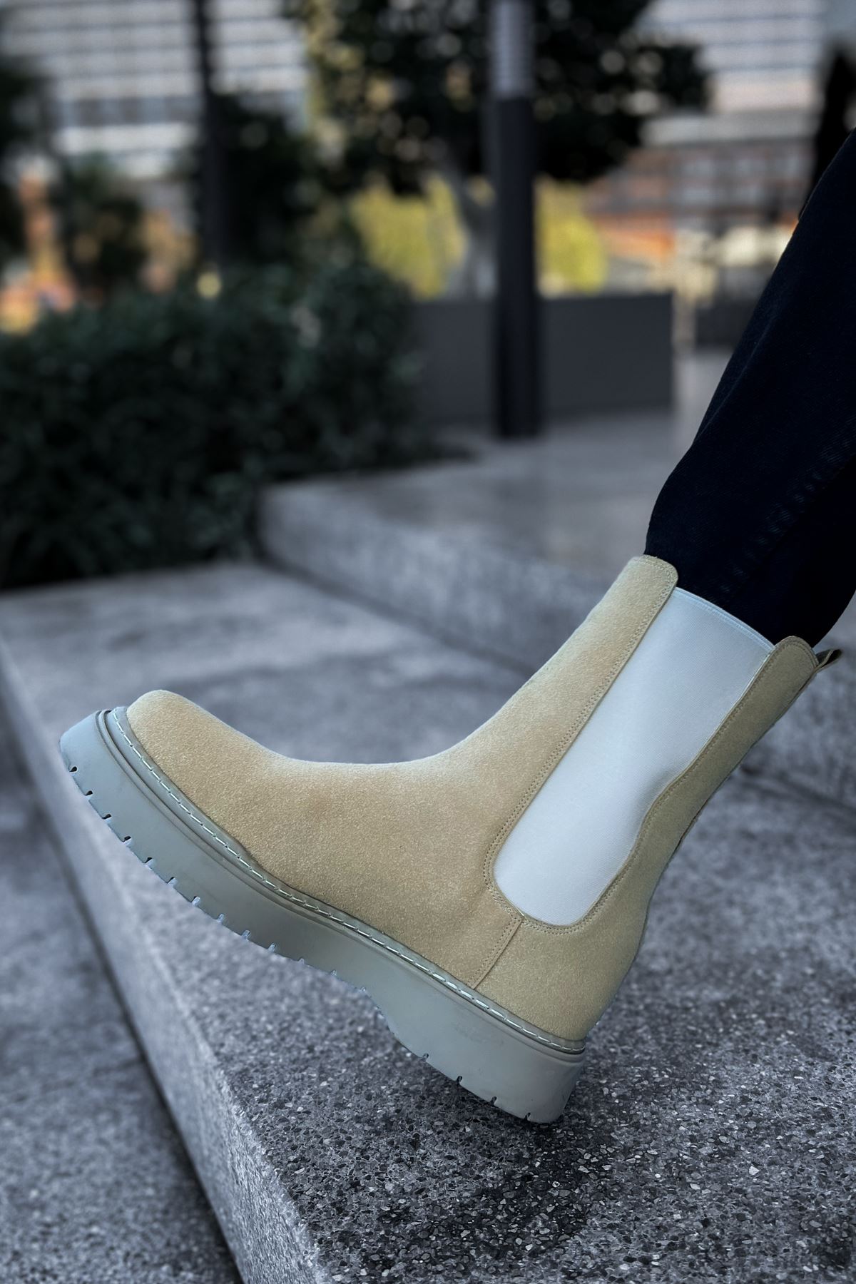 CH223 SRT Alaska Süet Erkek Bot KUM - Görsel 3