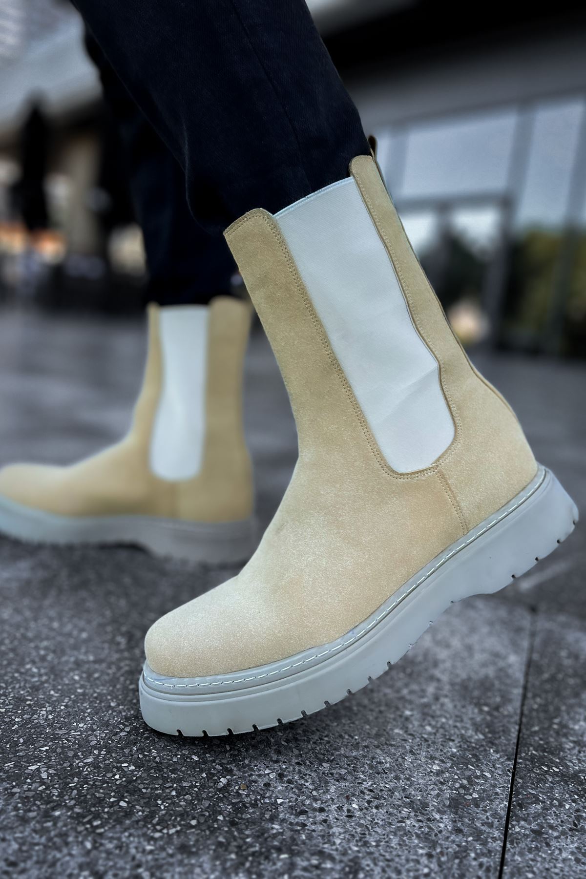 CH223 SRT Alaska Süet Erkek Bot KUM - Görsel 4