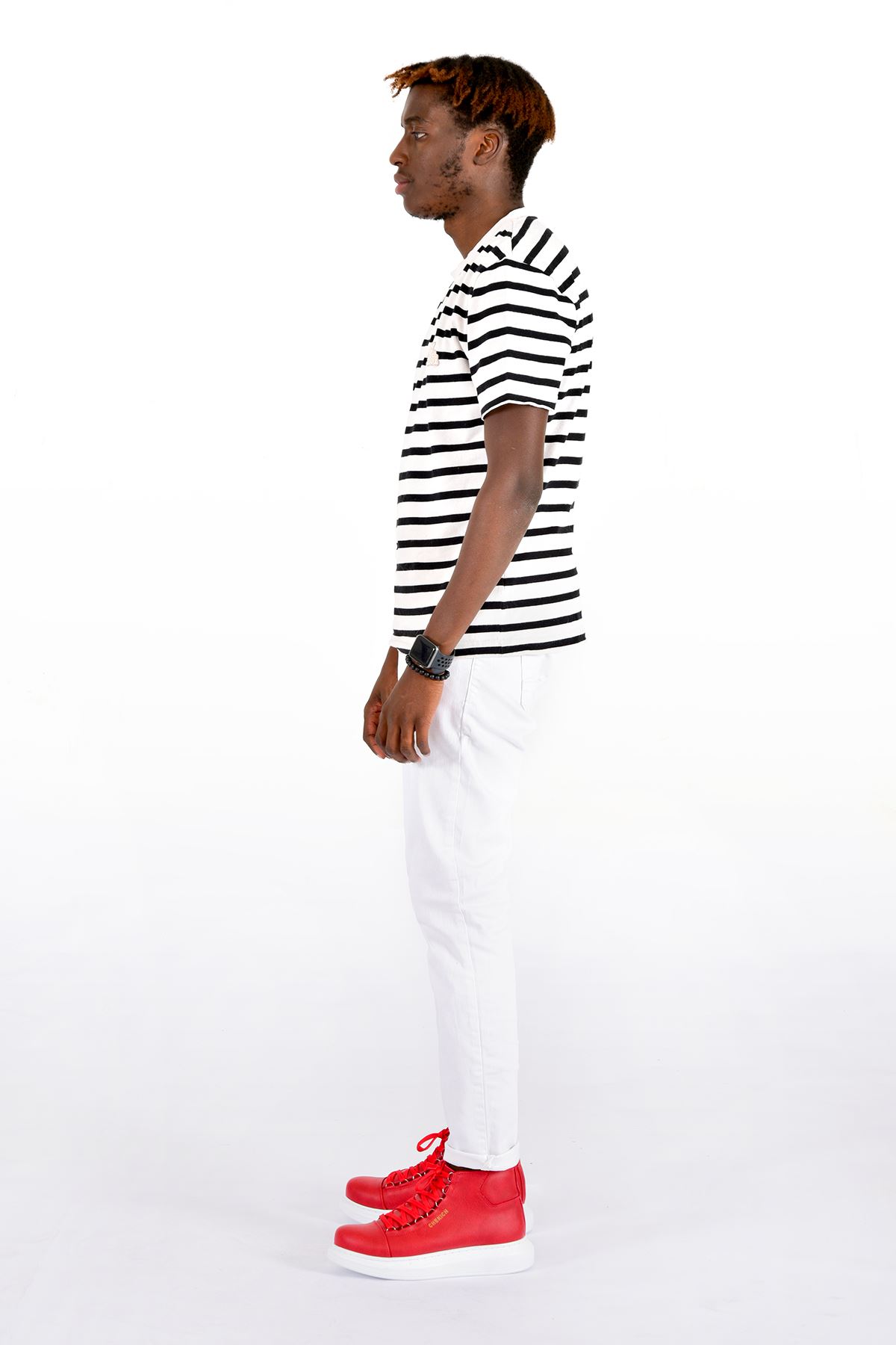 CH258 CBT Roma Erkek Bot KIRMIZI - Görsel 7