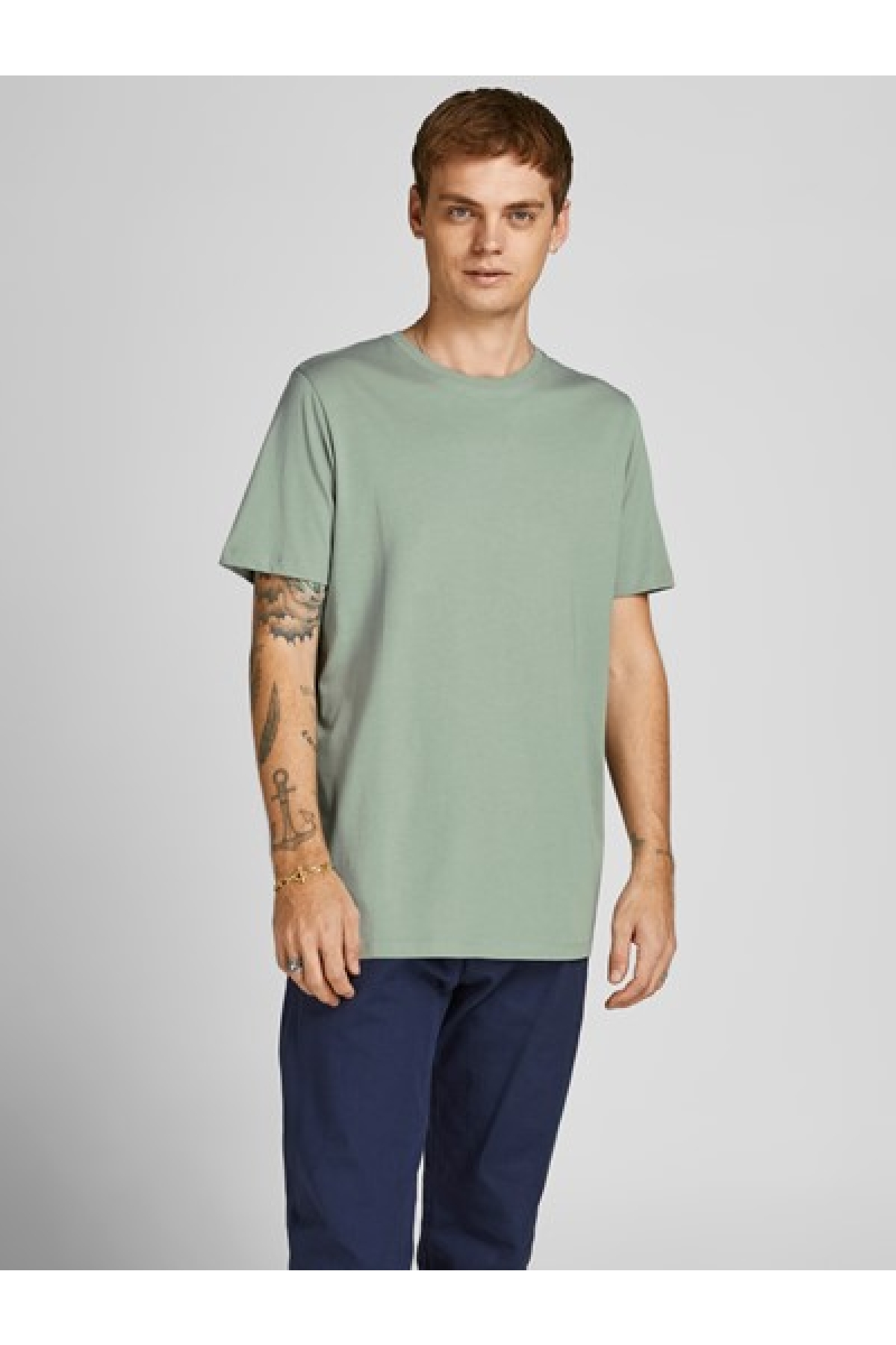 Jack&Jones Slim Fit Mint Erkek T-Shirt 12156101