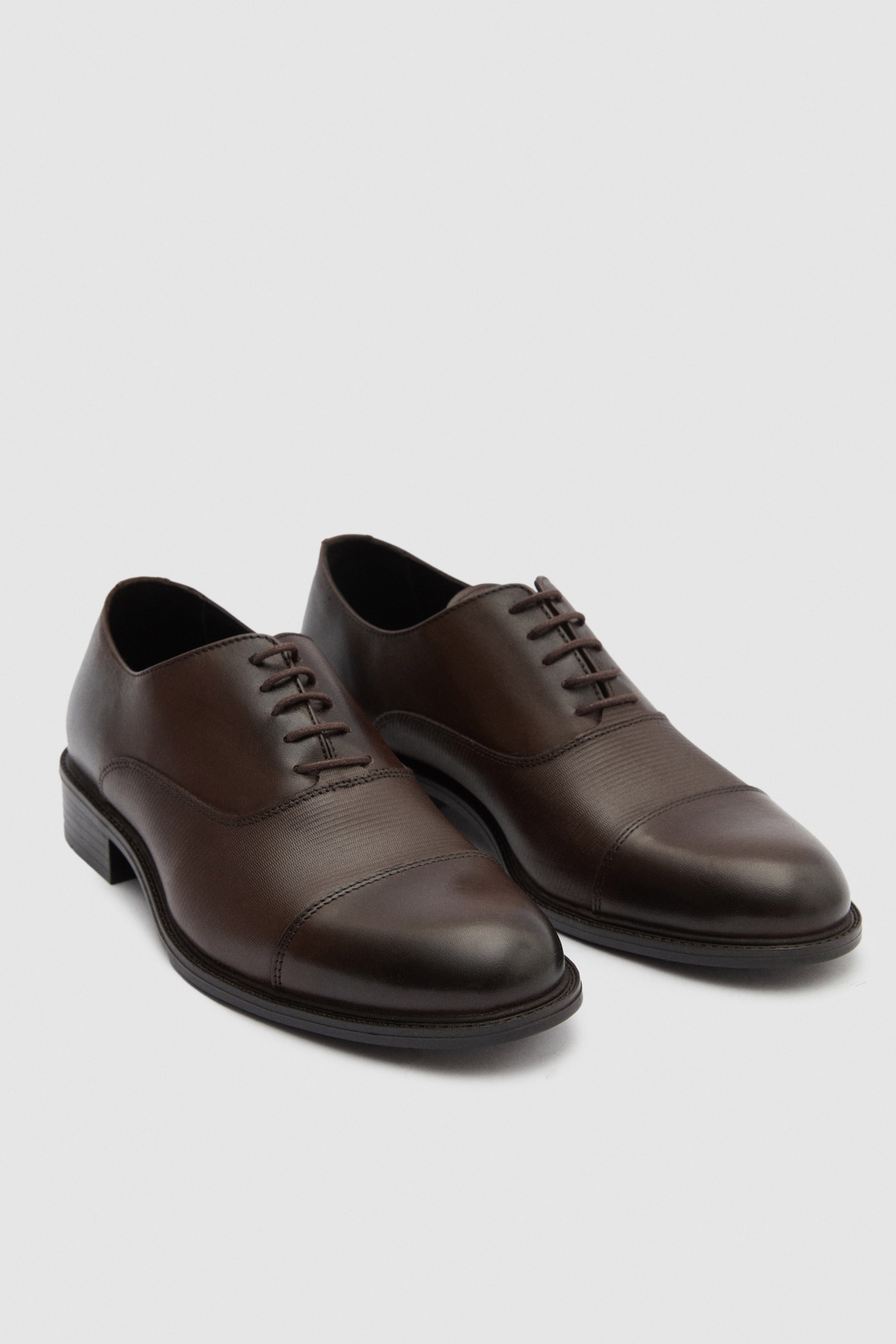 Ds Damat Kahverengi Klasik Deri Ayakkabi - Görsel 2