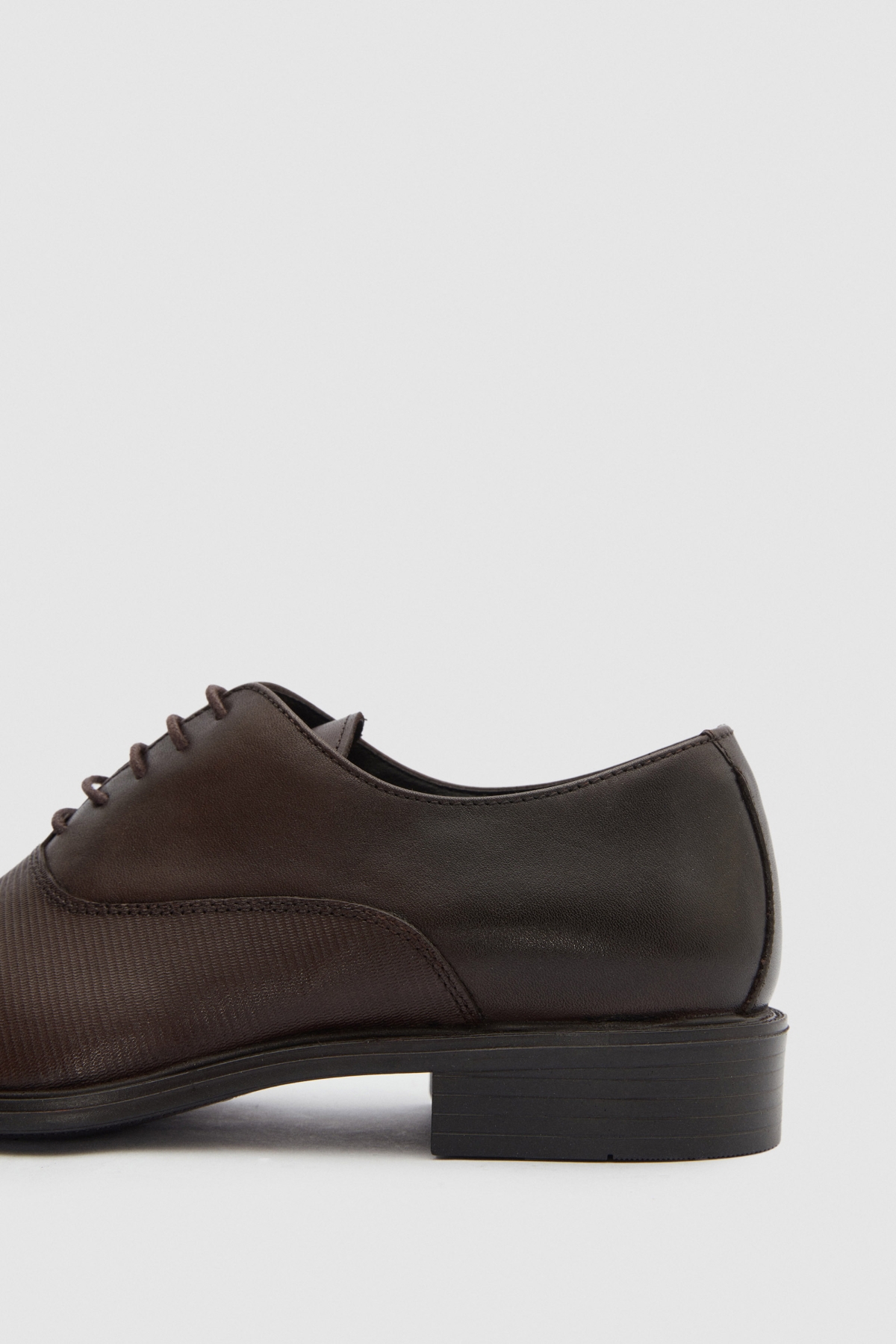 Ds Damat Kahverengi Klasik Deri Ayakkabi - Görsel 4