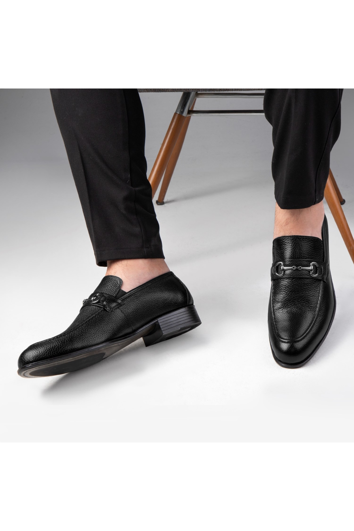 Ducavelli Sidro Hakiki Deri Erkek Klasik Ayakkabı, Loafer Klasik Ayakkabı, Makosen Ayakkabı - Görsel 5