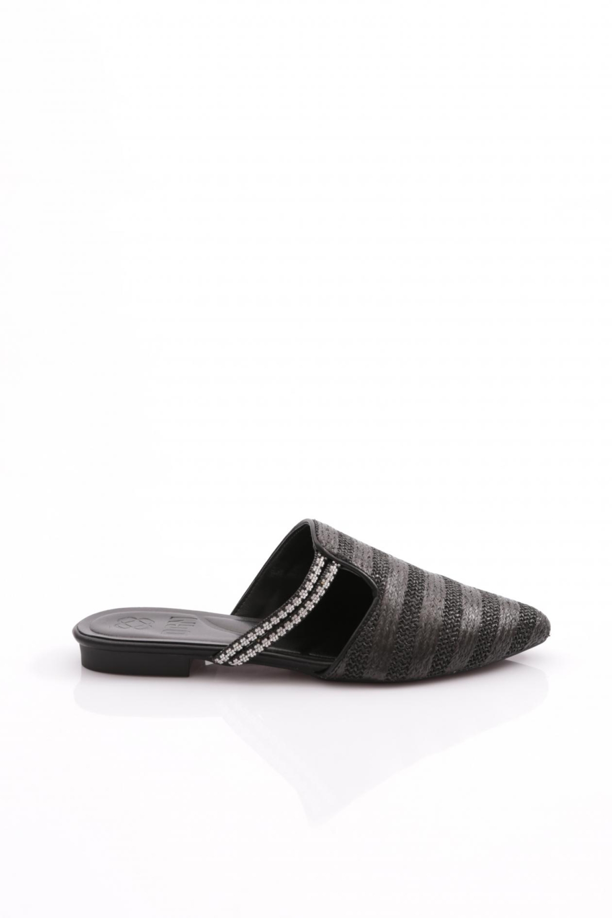 Pm386-K566 Kadin Taş Süslemeli Terlik - Görsel 2