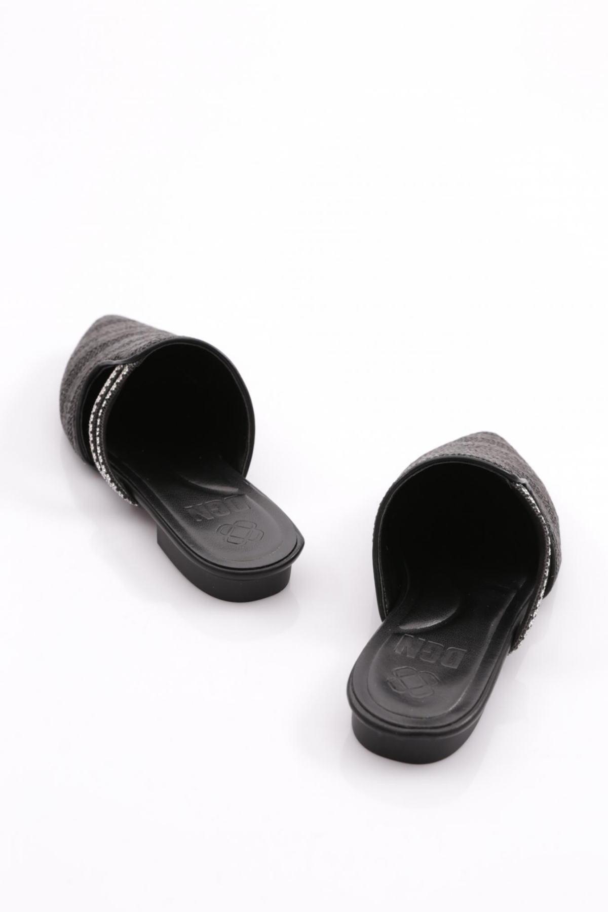 Pm386-K566 Kadin Taş Süslemeli Terlik - Görsel 4