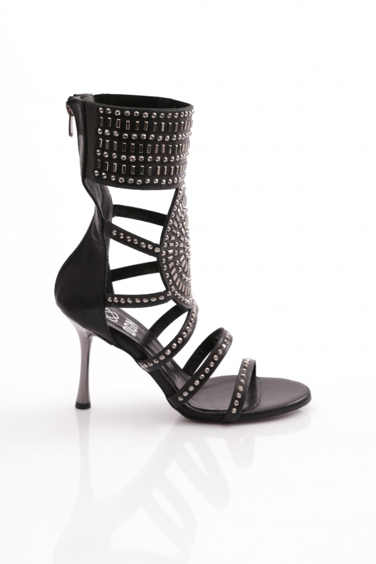 K1001 Kadin Troklu Topuklu Abiye Ayakkabi - Görsel 2