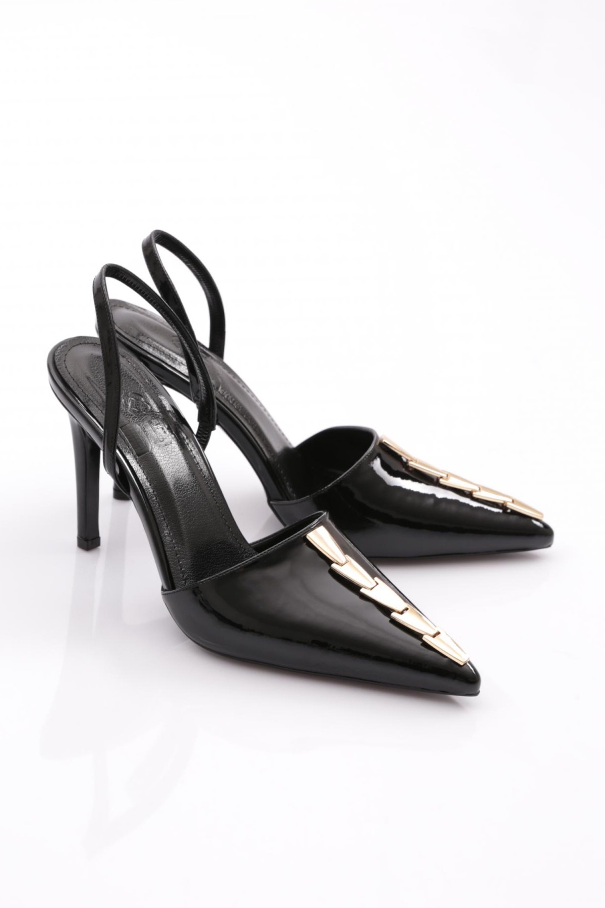 5034 Kadin Arkadan Geçirmeli Abiye Ayakkabi - Görsel 3