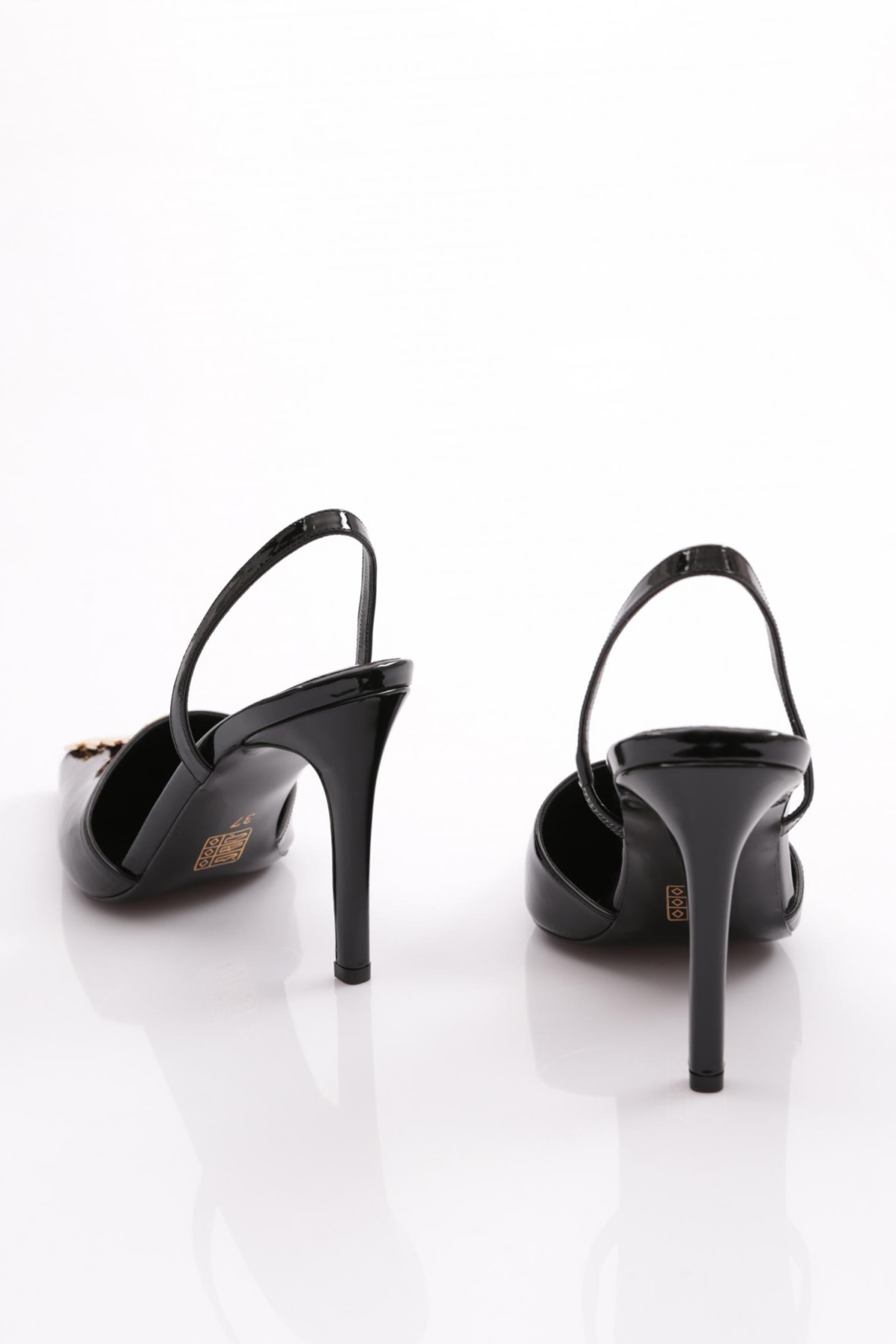 5034 Kadin Arkadan Geçirmeli Abiye Ayakkabi - Görsel 4