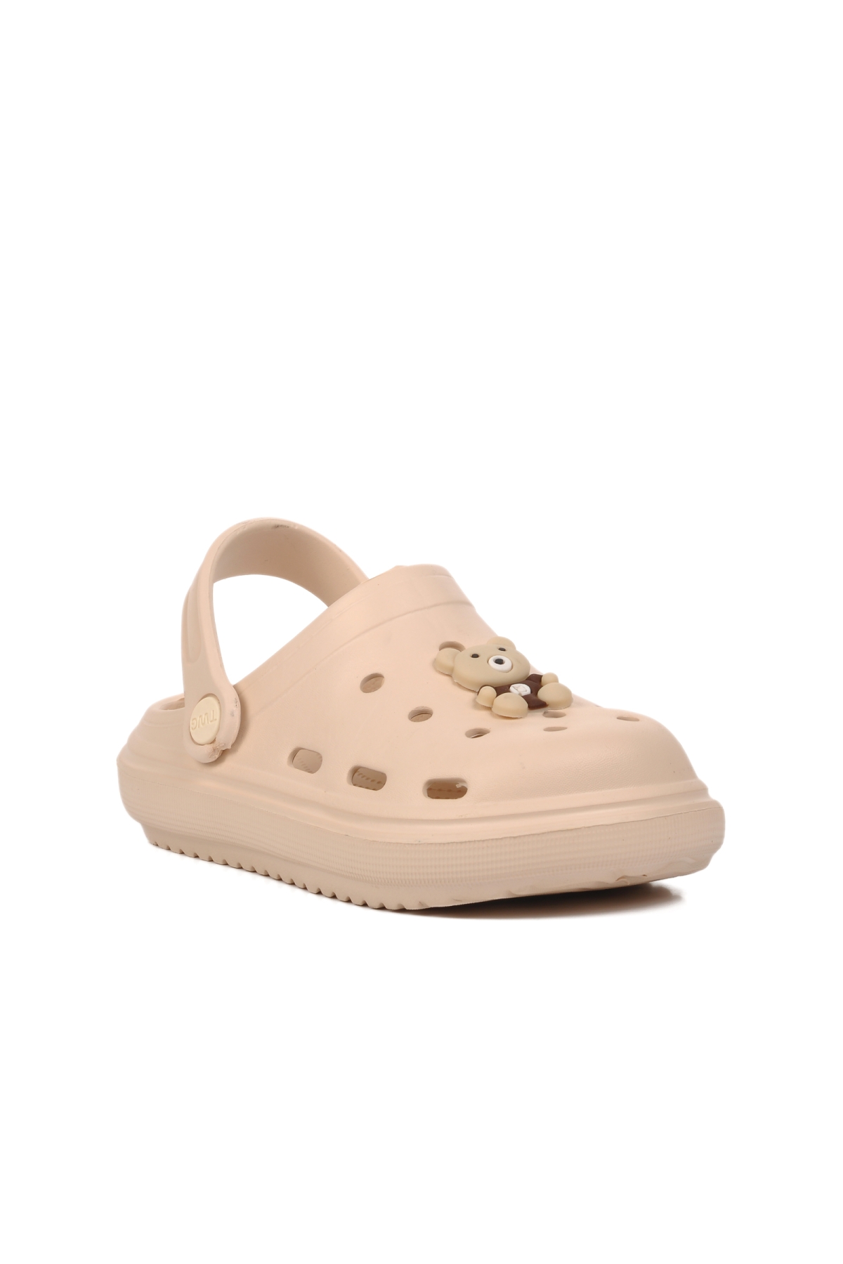 755-F Ekru Çocuk Sabo Terlik - Görsel 4