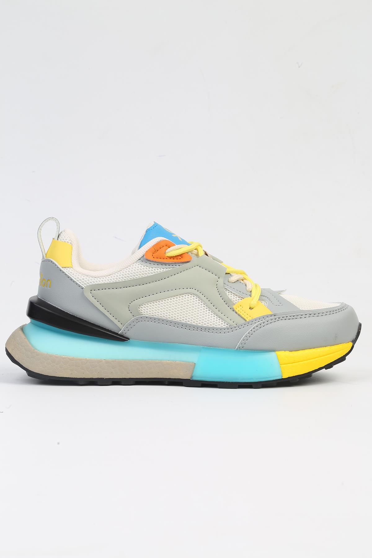 ® İTHAL Bej Kadın Spor Ayakkabı BNI-10250 - Görsel 3