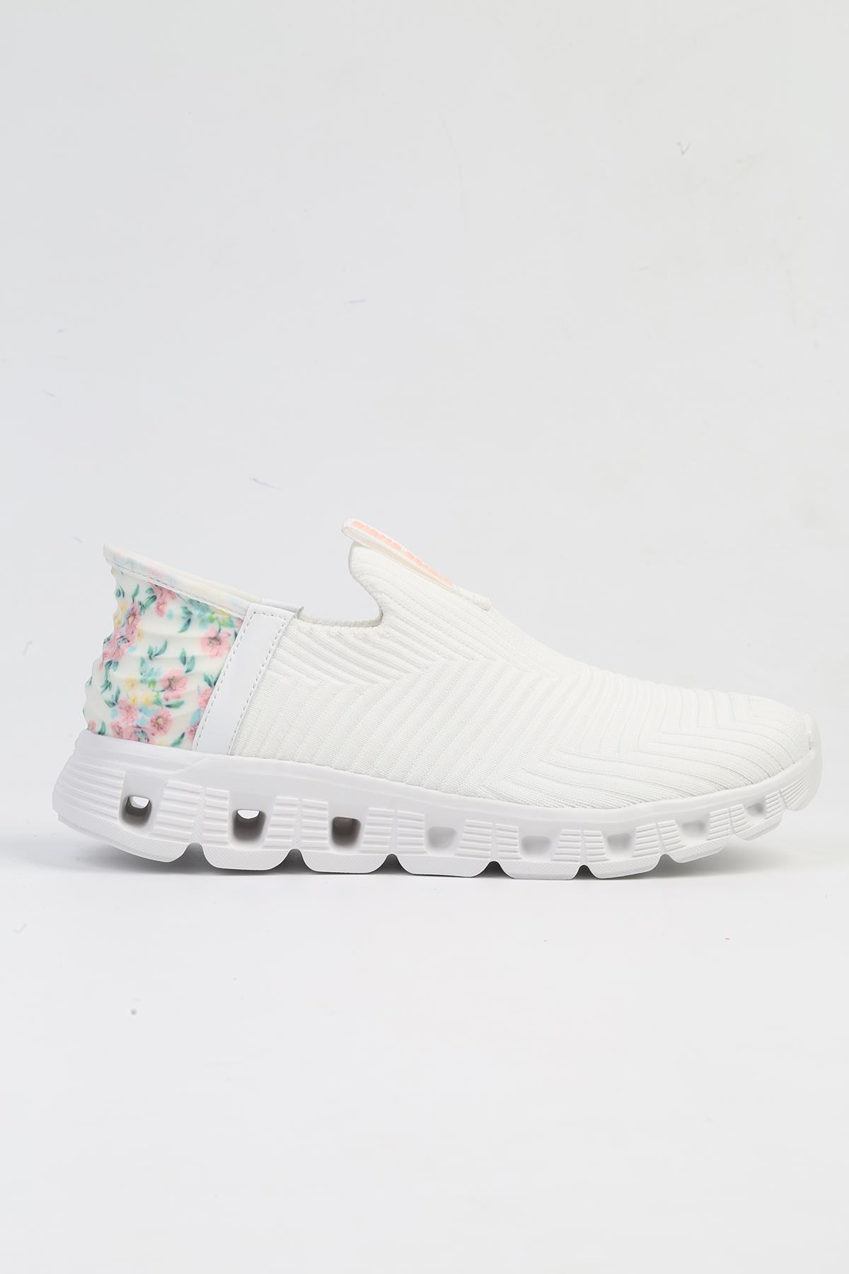 ® İTHAL Beyaz Kadın Spor Ayakkabı PCI-10101 - Görsel 2