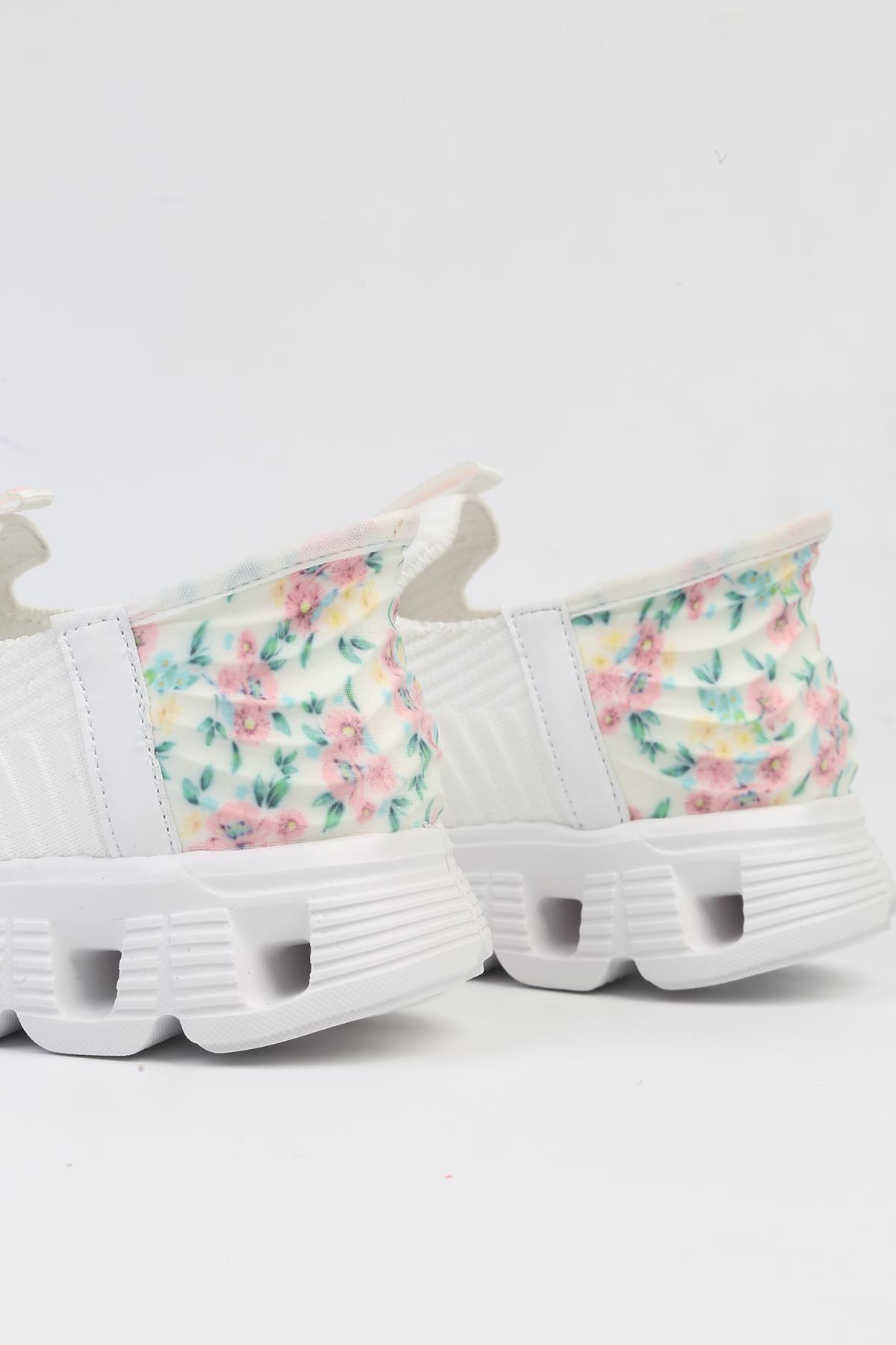 ® İTHAL Beyaz Kadın Spor Ayakkabı PCI-10101 - Görsel 5