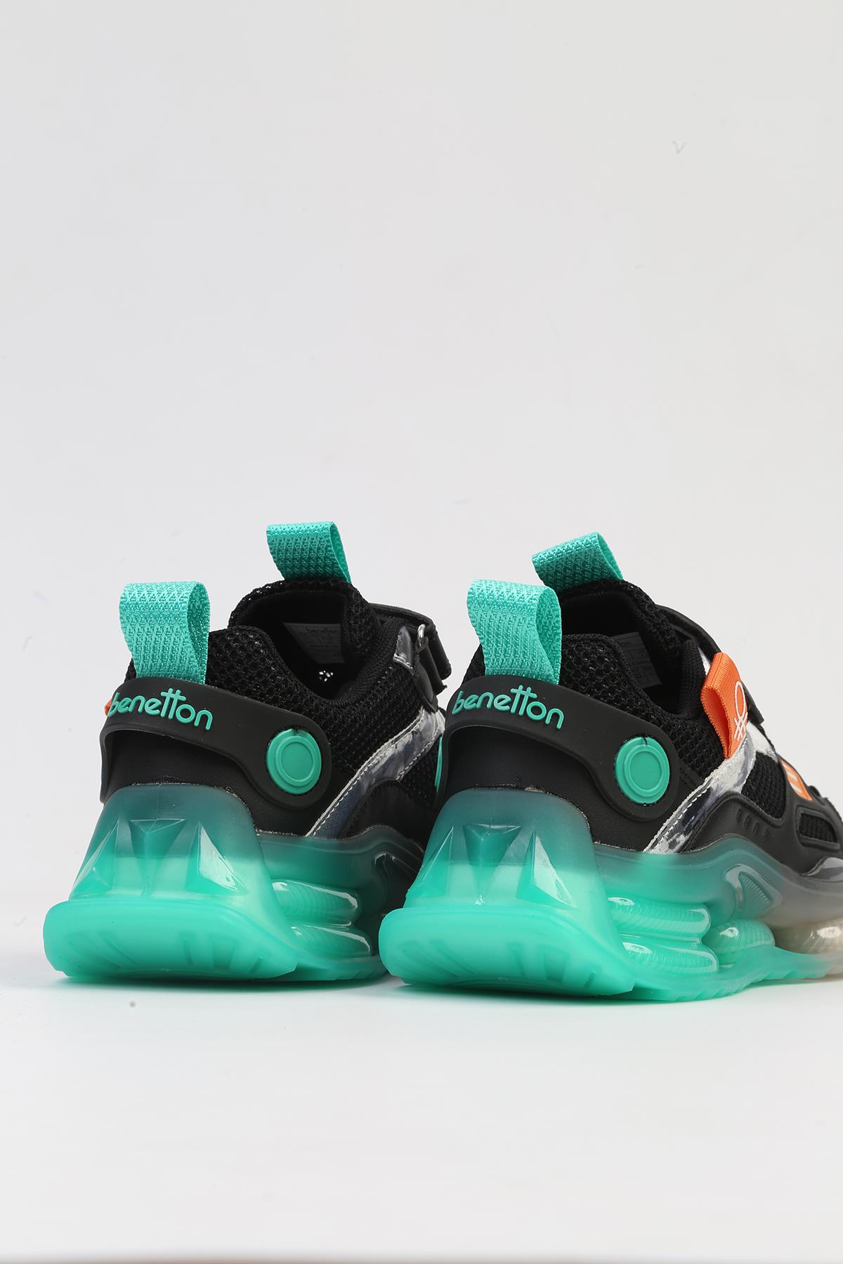 Benetton ® İTHAL Siyah Çocuk Spor Ayakkabı BNI-10275 - Görsel 5