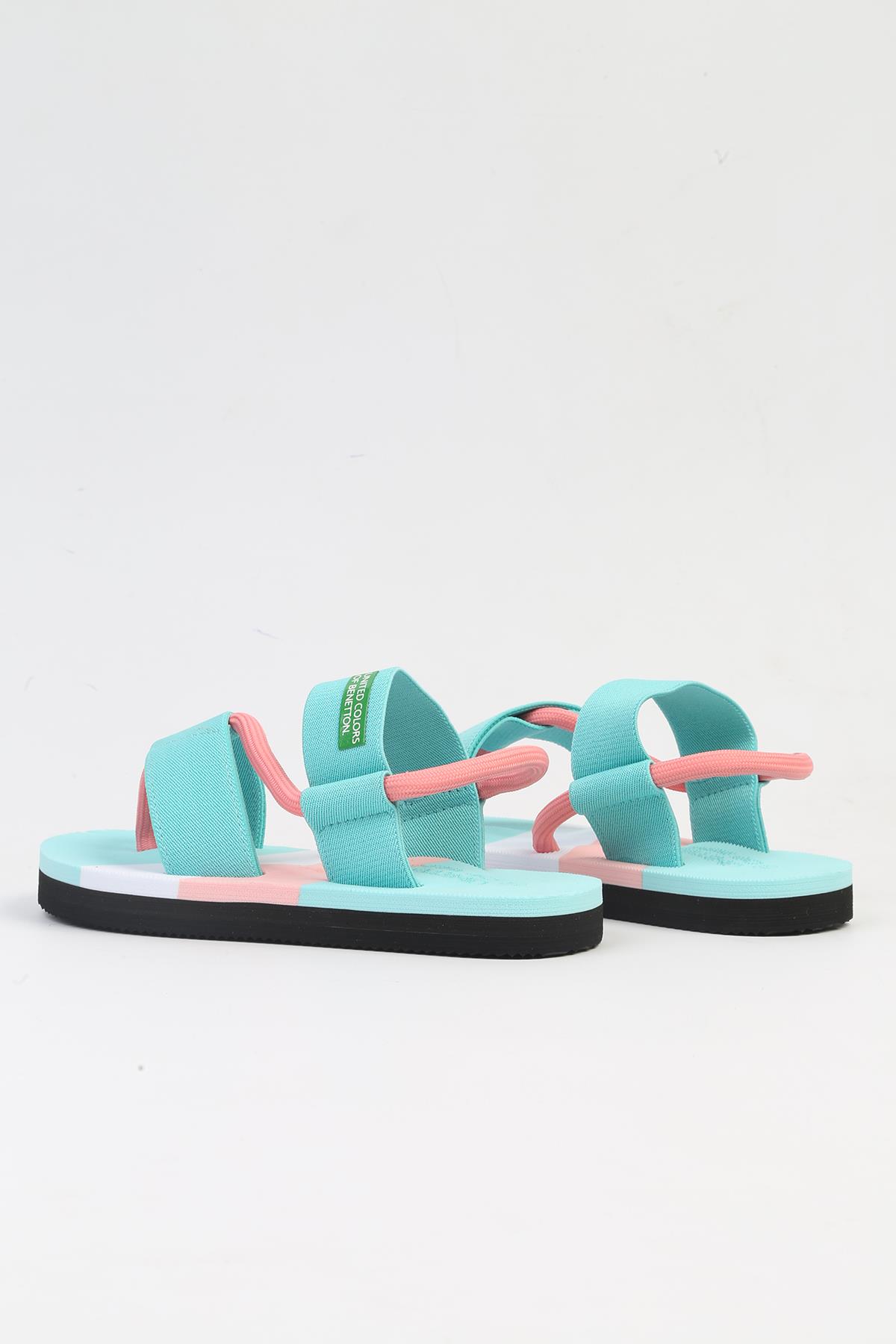 ® İTHAL Su Yeşili Kadın Sandalet BNI-10214 - Görsel 4