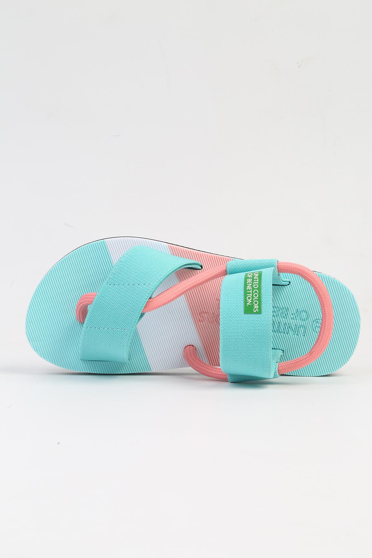 ® İTHAL Su Yeşili Kadın Sandalet BNI-10214 - Görsel 5