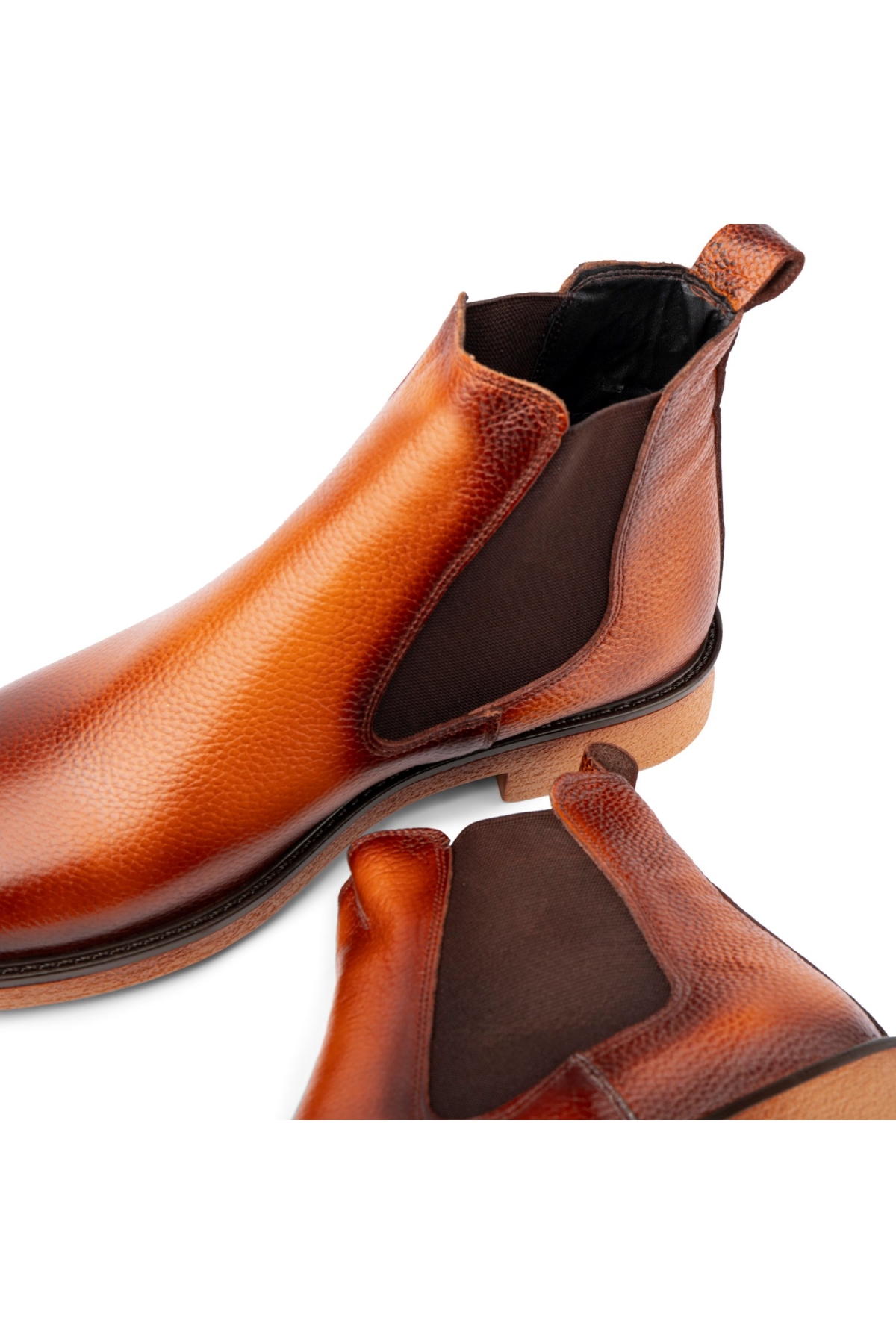 Edinburg Hakiki Deri Kaydırmaz Taban Chelsea Günlük Bot - Görsel 3