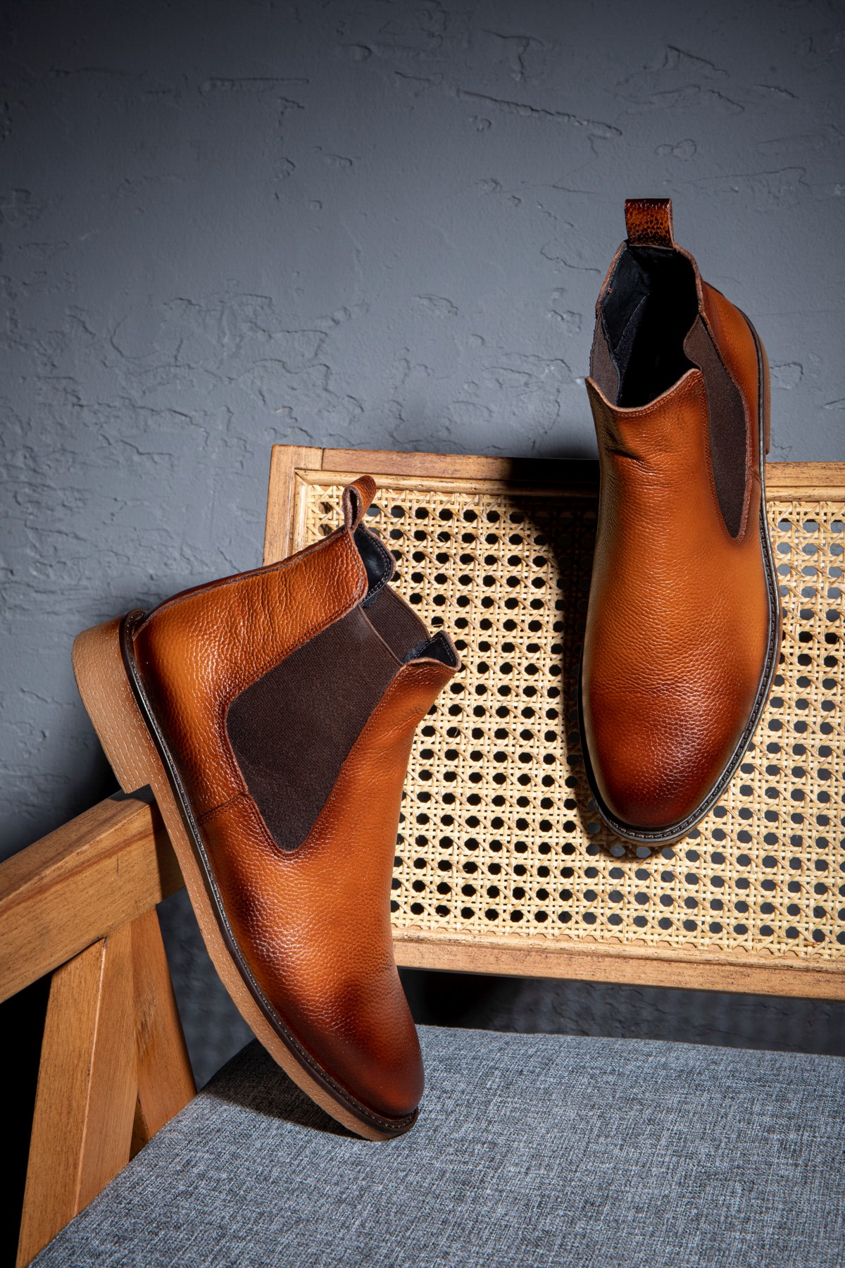 Edinburg Hakiki Deri Kaydırmaz Taban Chelsea Günlük Bot - Görsel 6