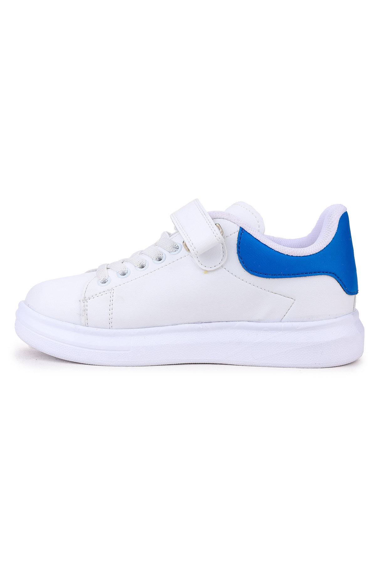Artela Cırtlı Kız Çocuk Günlük Spor Ayakkabı Beyaz - Saks - Görsel 7