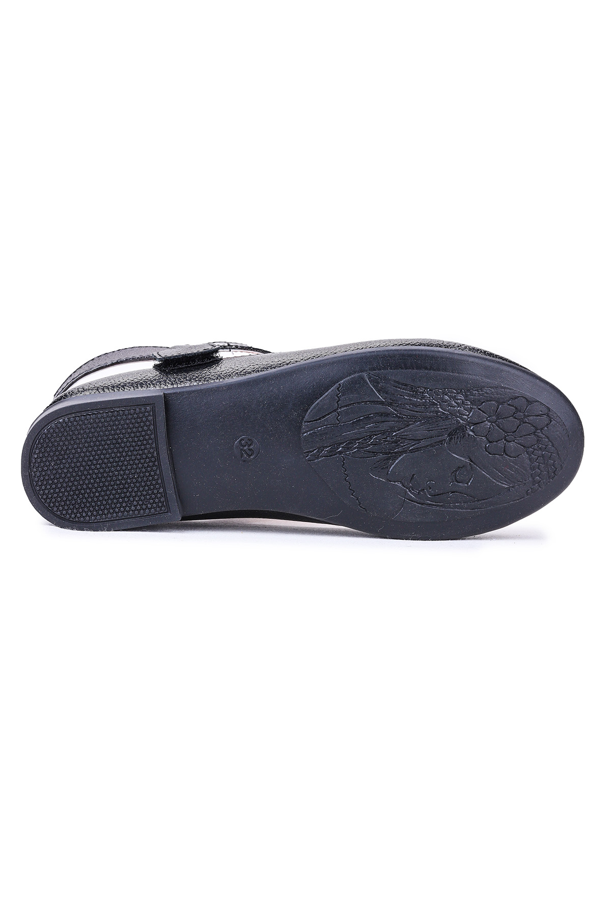 Vakko Cırtlı Kız Bebek Babet Ayakkabı Arç 04 Platin - Görsel 8