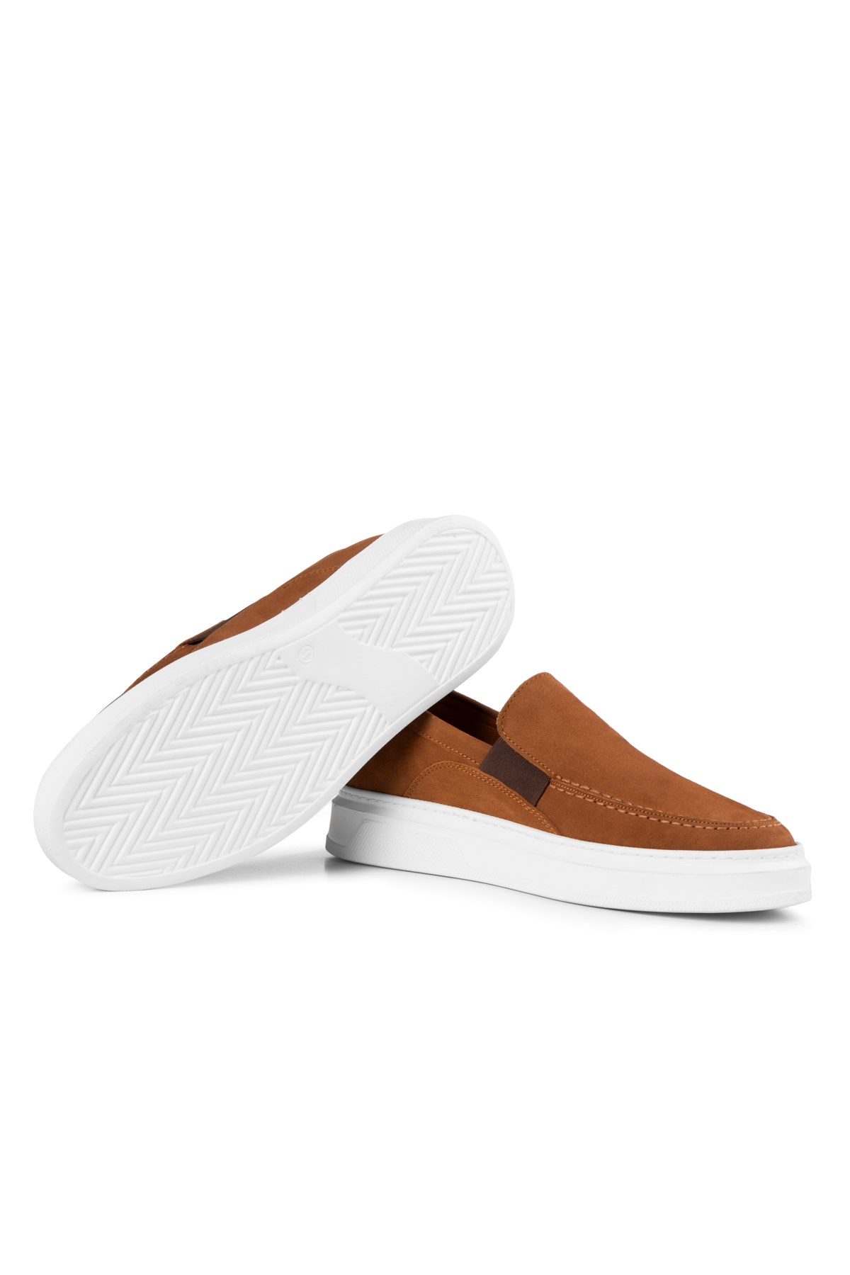 Menta Erkek Hakiki Deri Nubuk Sneaker, Loafer Sneaker, Hakiki Deri Sneaker, Erkek Snaker - Görsel 3