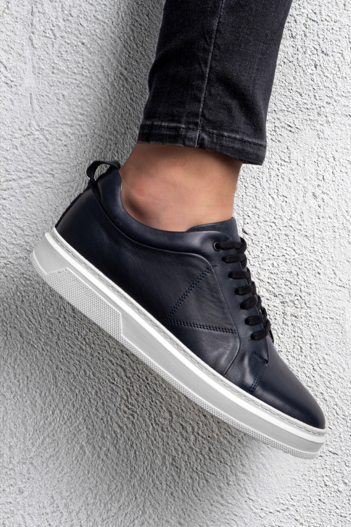 Correndo Erkek Hakiki Deri Sneaker, Bağcıklı Sneaker, Hakiki Deri Sneaker, Erkek Sneaker - Görsel 6