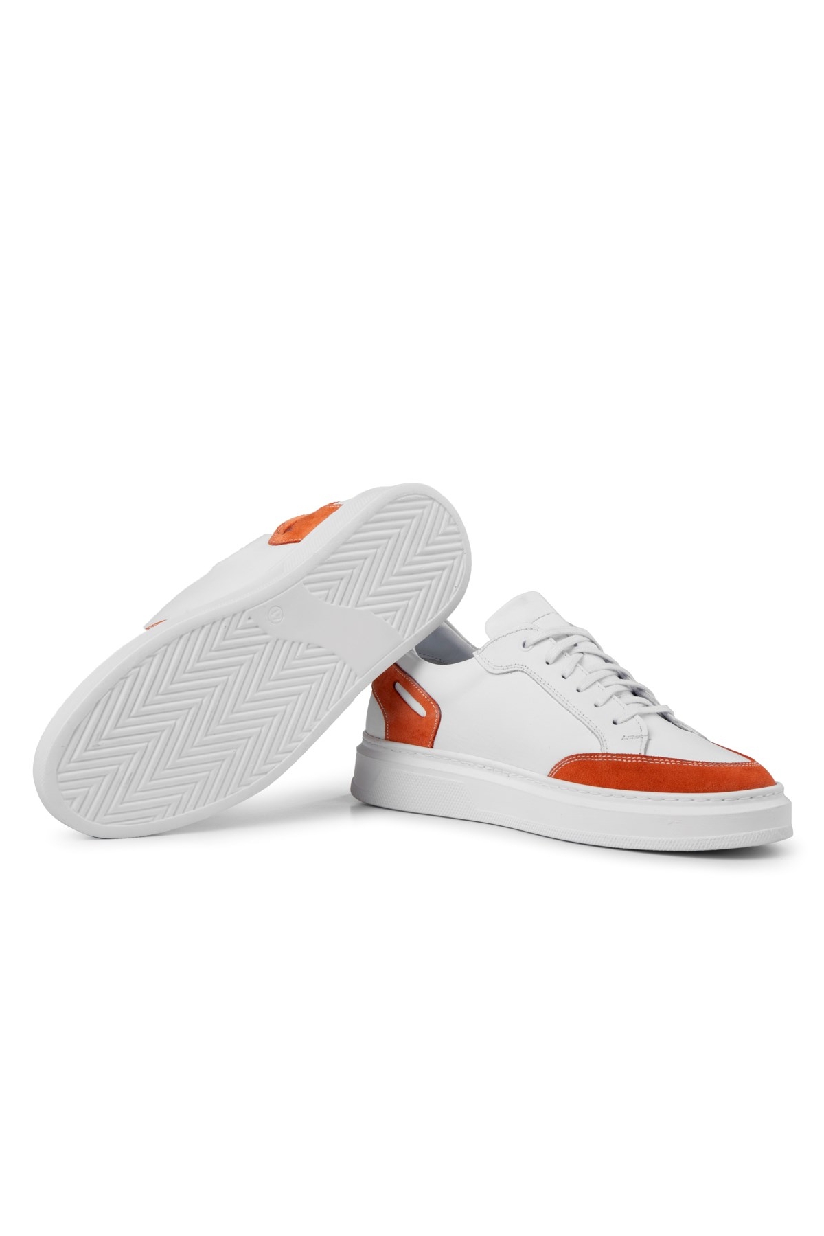 Tarona Erkek Hakiki Deri Sneaker, Bağcıklı Sneaker, Hakiki Deri Sneaker, Erkek Sneaker - Görsel 3