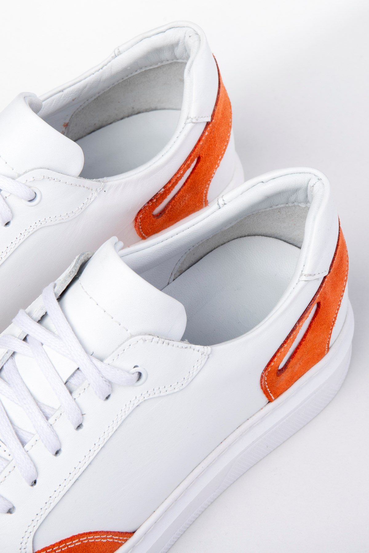 Tarona Erkek Hakiki Deri Sneaker, Bağcıklı Sneaker, Hakiki Deri Sneaker, Erkek Sneaker - Görsel 4