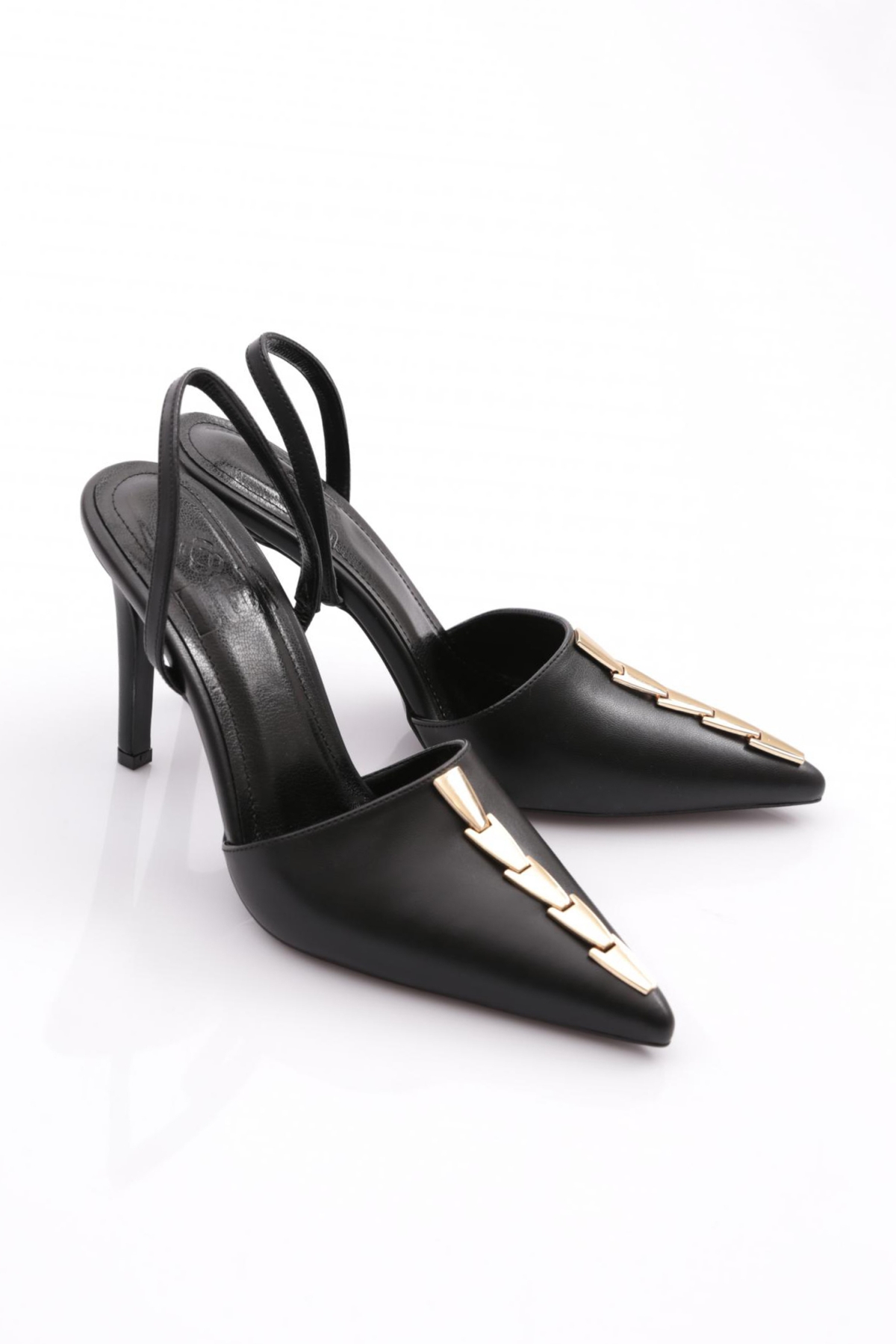 5034 Kadin Arkadan Geçirmeli Abiye Ayakkabi - Görsel 3