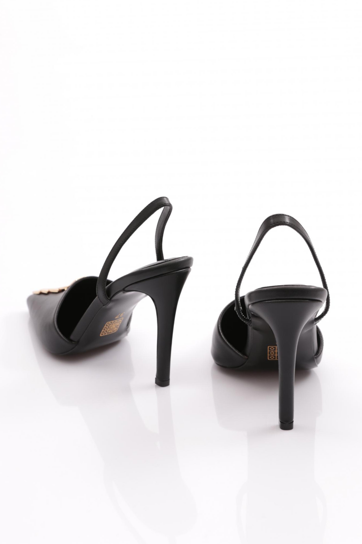 5034 Kadin Arkadan Geçirmeli Abiye Ayakkabi - Görsel 4