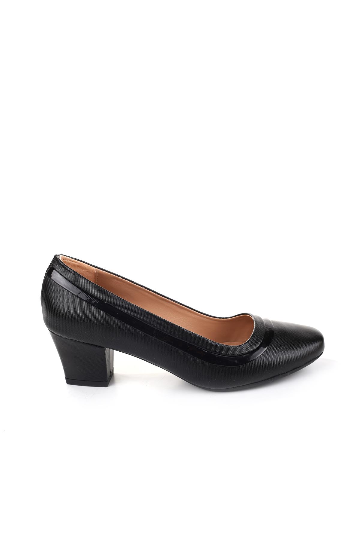 8665 Günlük Rahat 5 Cm Topuklu Kadın Ayakkabı - Görsel 3
