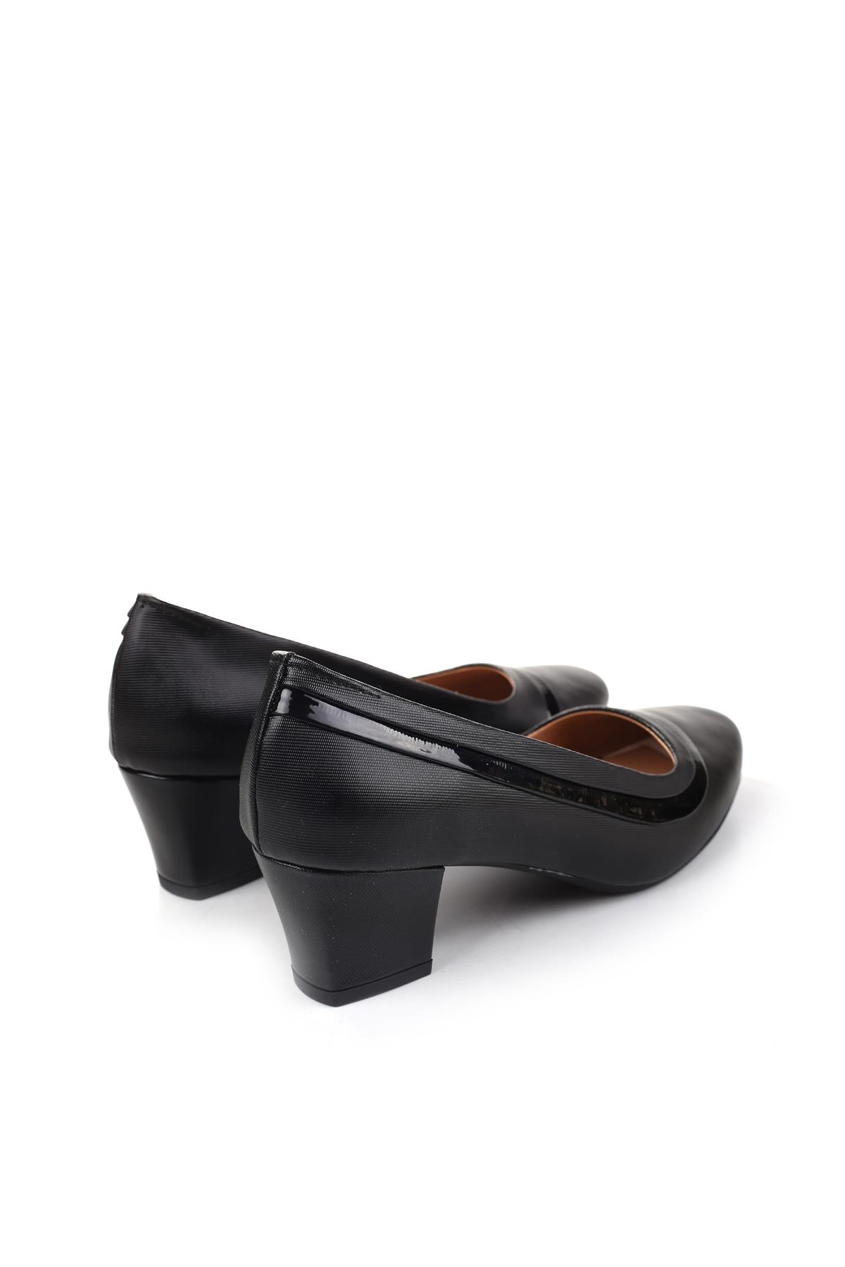 8665 Günlük Rahat 5 Cm Topuklu Kadın Ayakkabı - Görsel 5