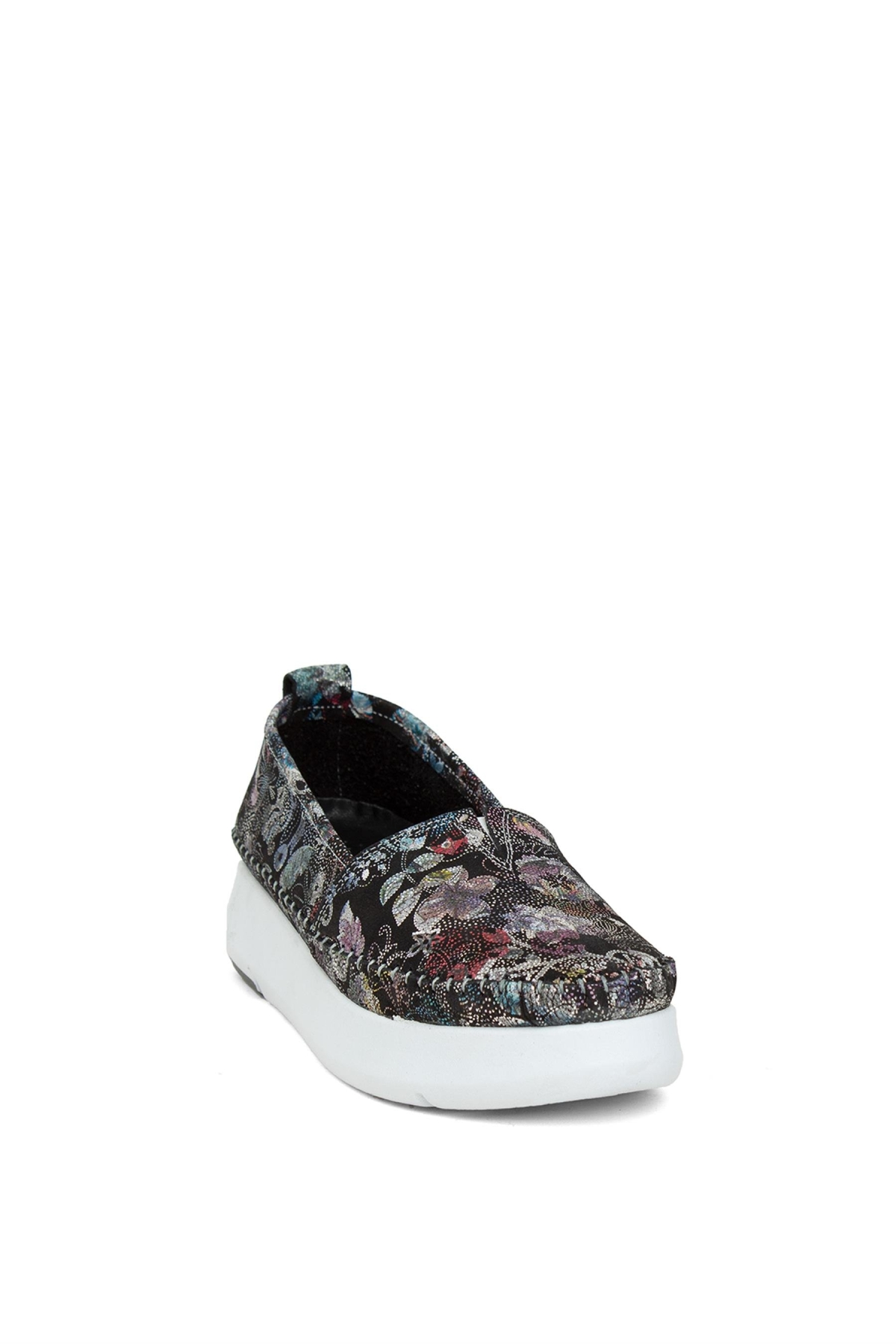 Elit Mn057C Kadın Hakiki Deri Espadril Siyah - Görsel 3