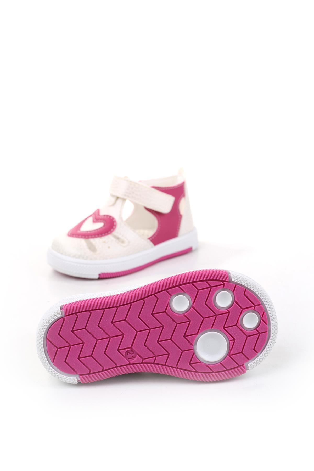 Şirin Bebe 1713 Kız Bebek Ortopedik Ayakkabı Sandalet - Görsel 6