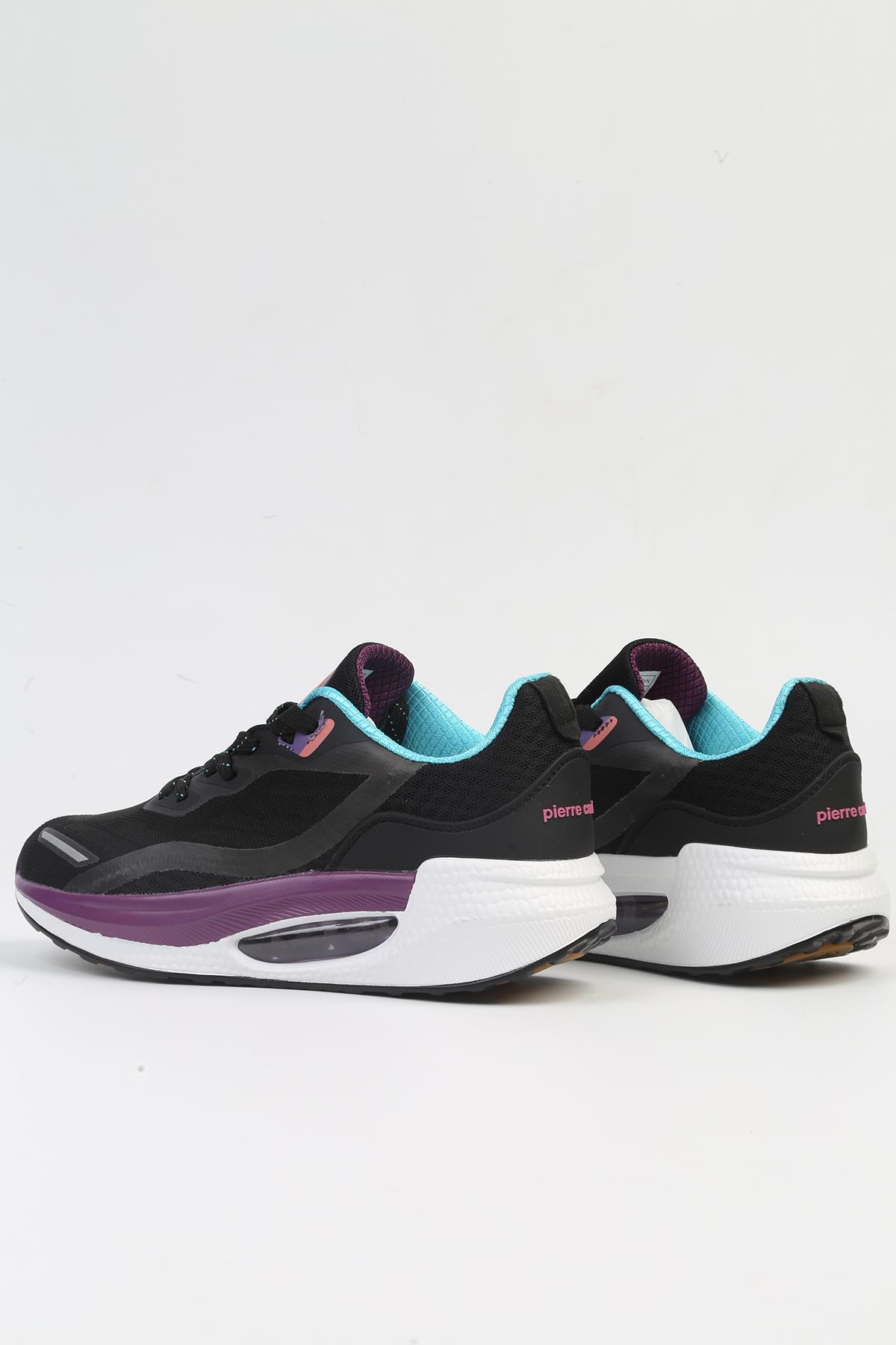 ® Siyah Beyaz Kadın Spor Ayakkabı PCI-10108 - Görsel 4