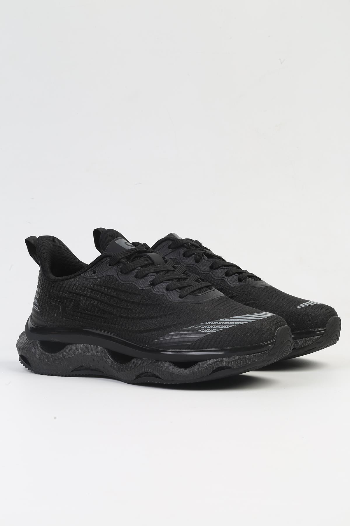 ® Erkek Siyah Spor Ayakkabı PCI-10037 - Görsel 3