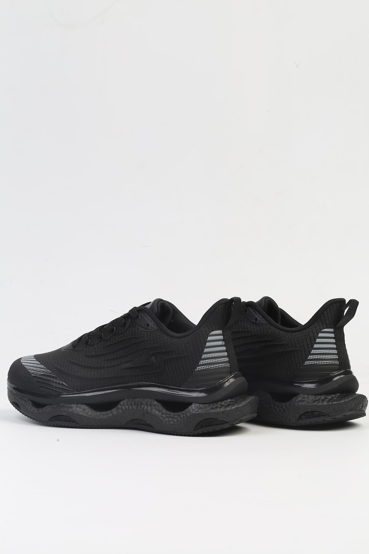 ® Erkek Siyah Spor Ayakkabı PCI-10037 - Görsel 4