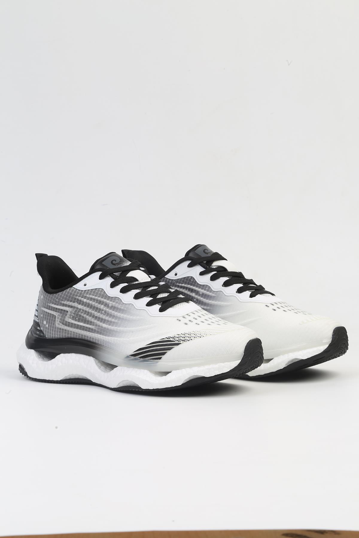 ® Erkek Beyaz Spor Ayakkabı PCI-10037 - Görsel 3