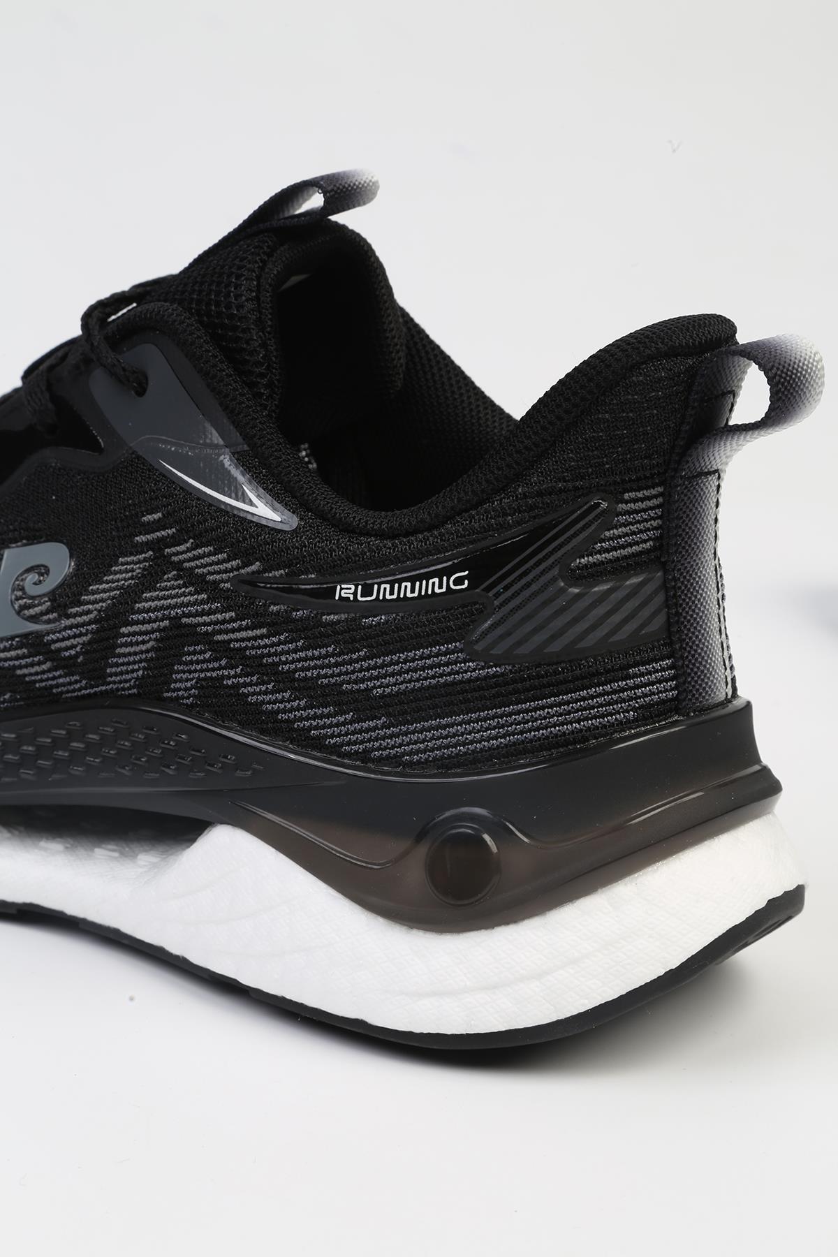 ® Kadın Siyah Beyaz Spor Ayakkabı PCI-10024 - Görsel 5