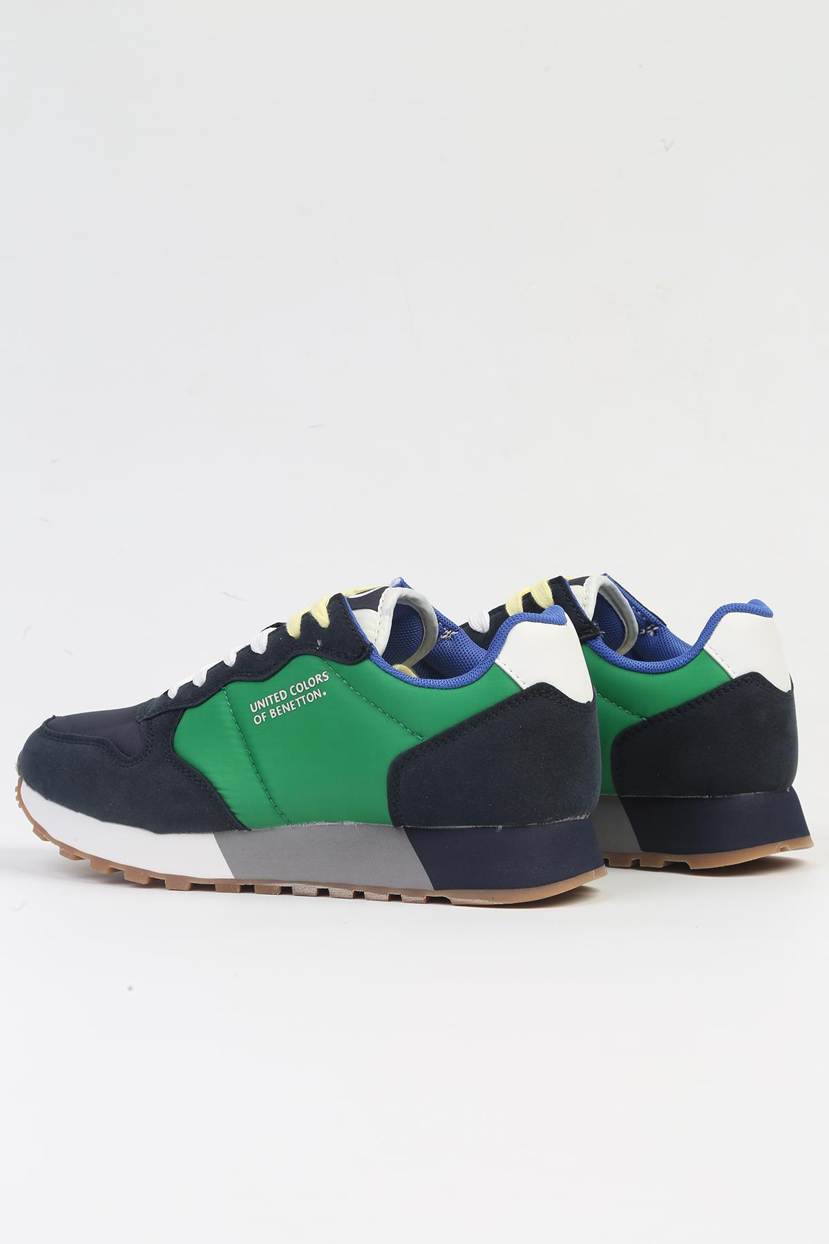 ® İTHAL Lacivert Yeşil Kadın Spor Ayakkabı BNI-10048 - Görsel 4