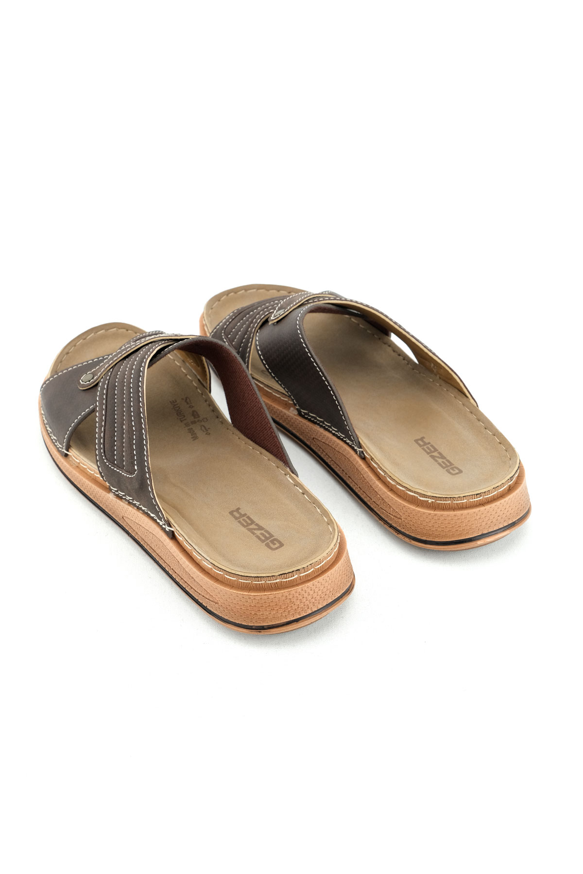 Yazlık Erkek Tasarım Rahat Taban Günlük Terlik - Görsel 5