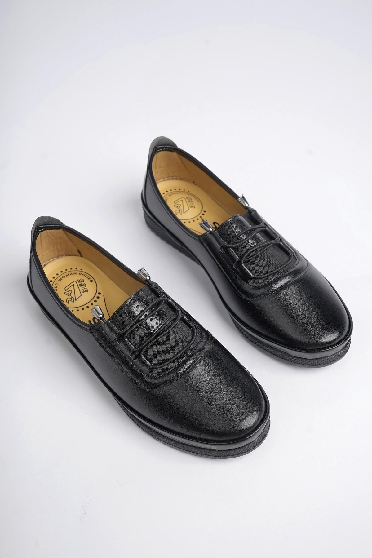 Vanses Garantili Günlük Klasik Rahat Ortopedik Kadın Ayakkabı - Görsel 5