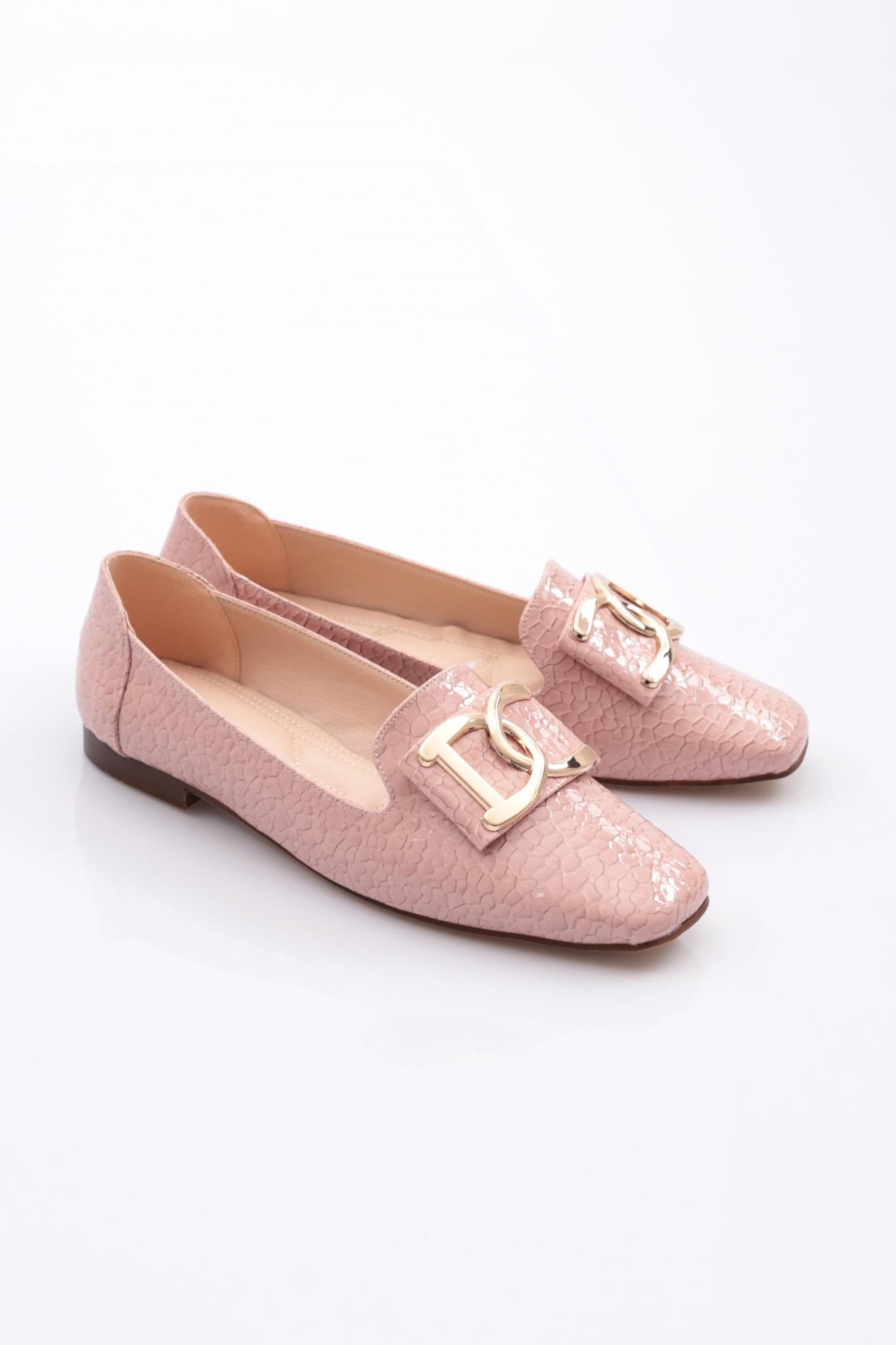 K064 Kadin Düz Burun Babet - Görsel 3