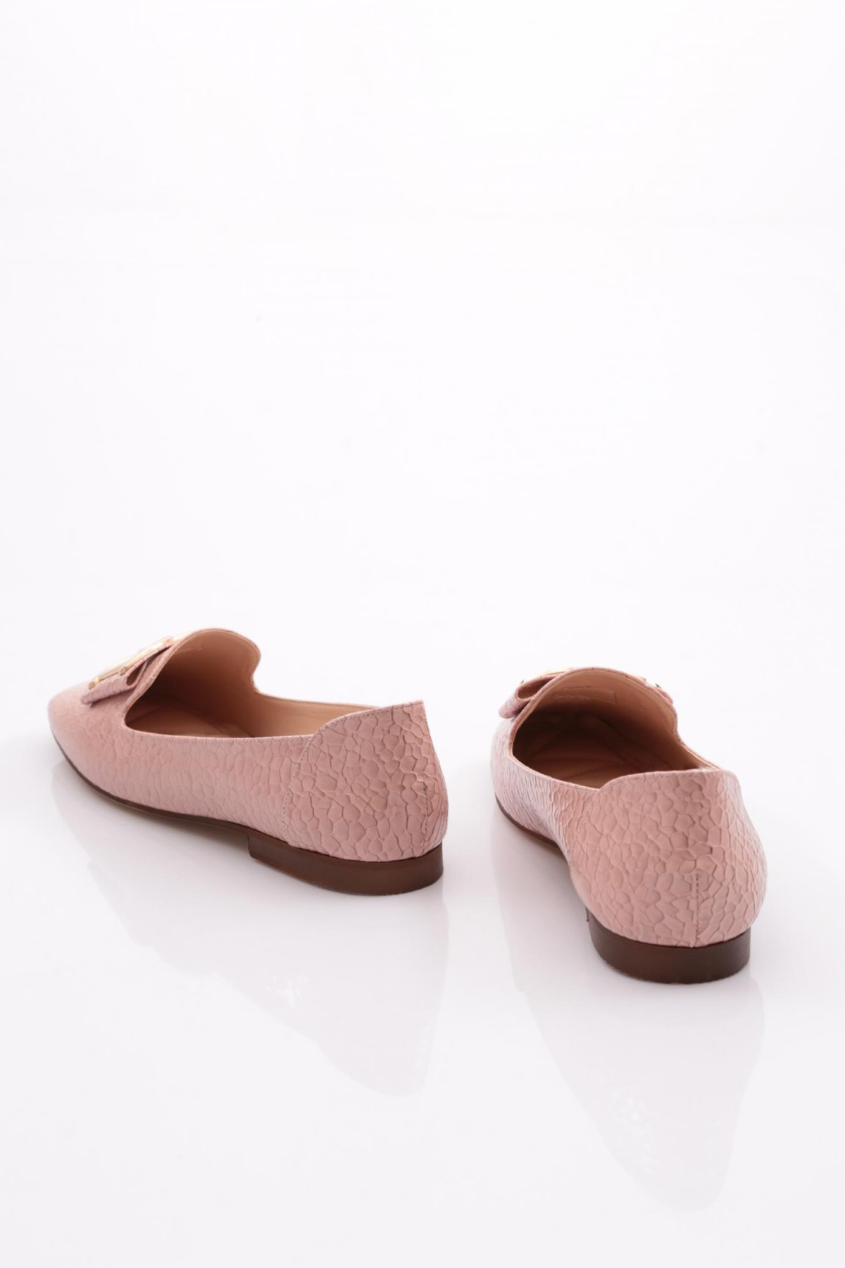 K064 Kadin Düz Burun Babet - Görsel 4