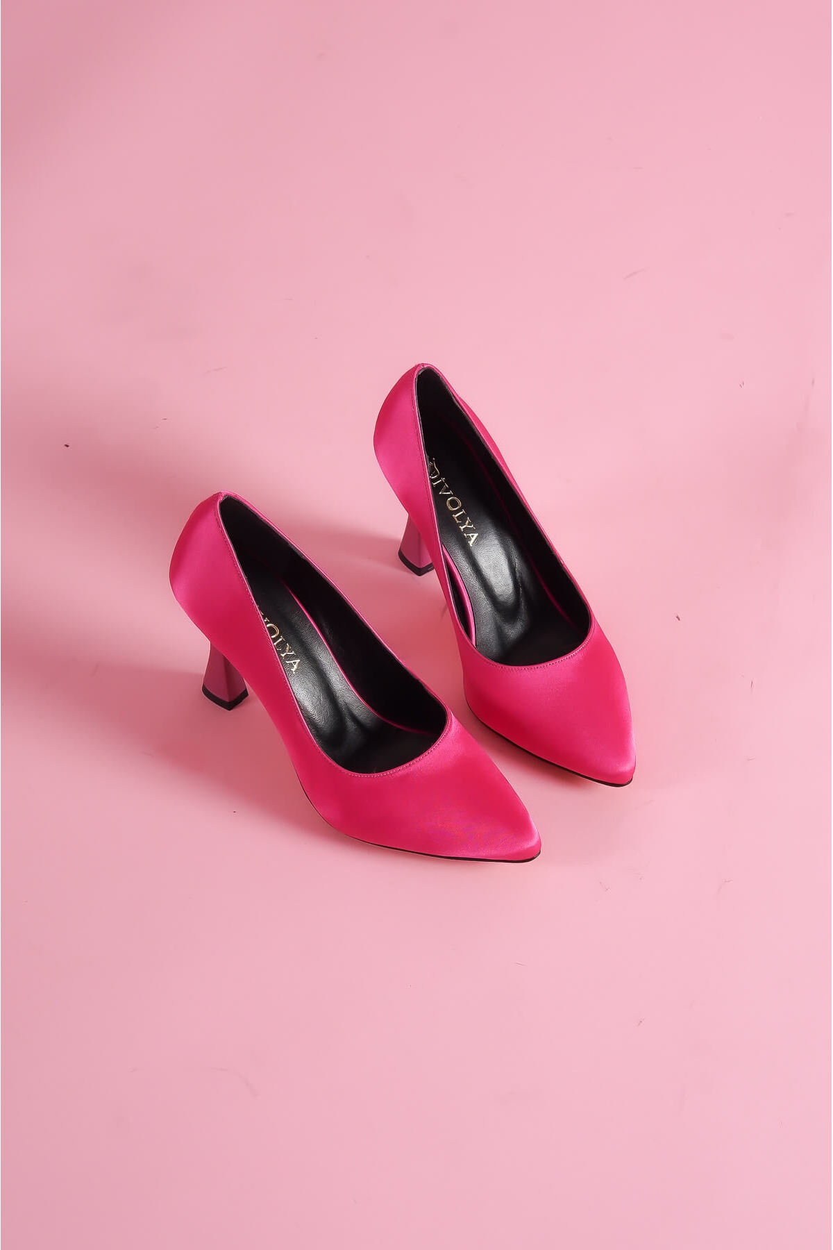 Vest Fuşya Saten Günlük Kullanım Stiletto - Görsel 6