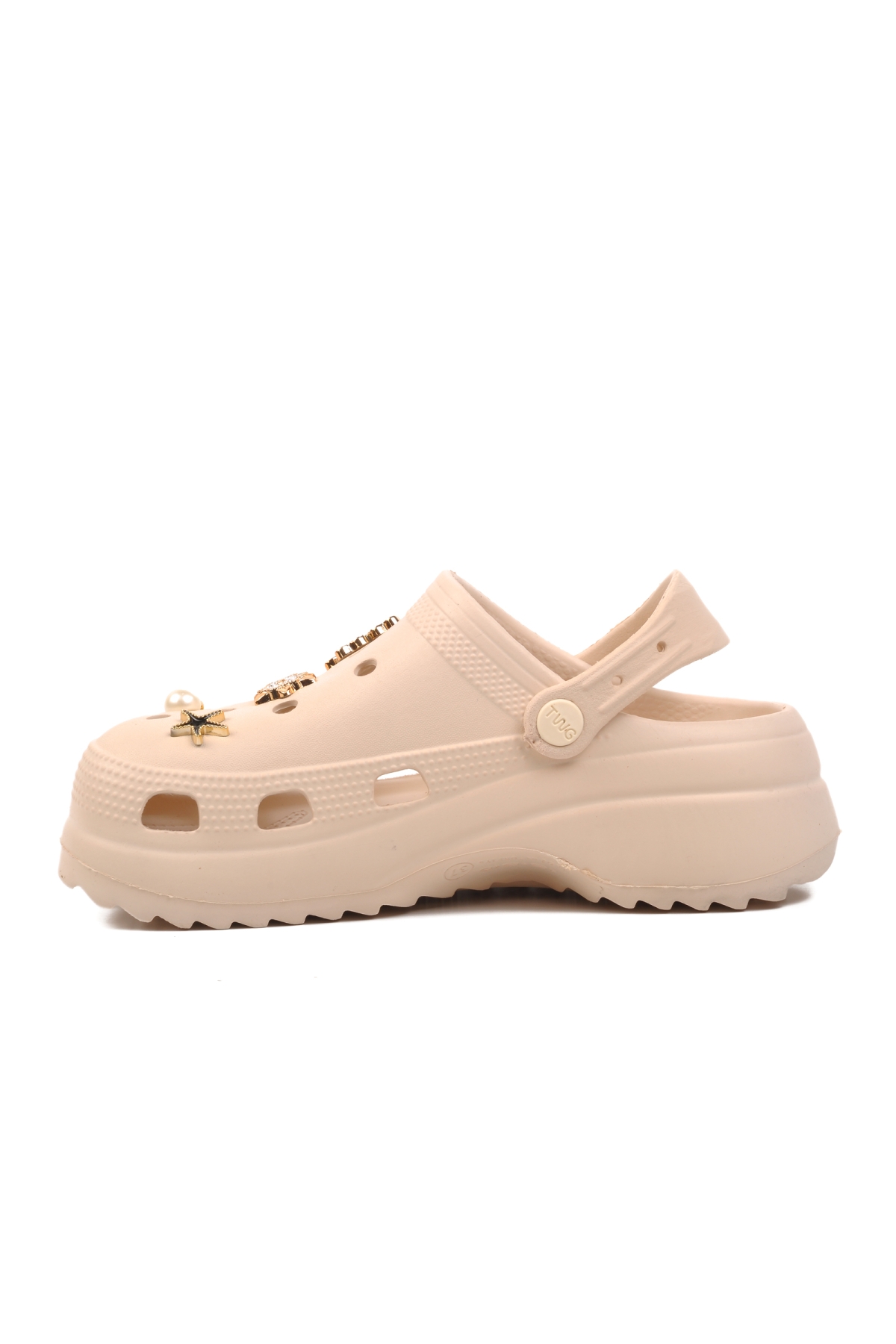 205 Ekru Kadın Sabo Terlik - Görsel 3