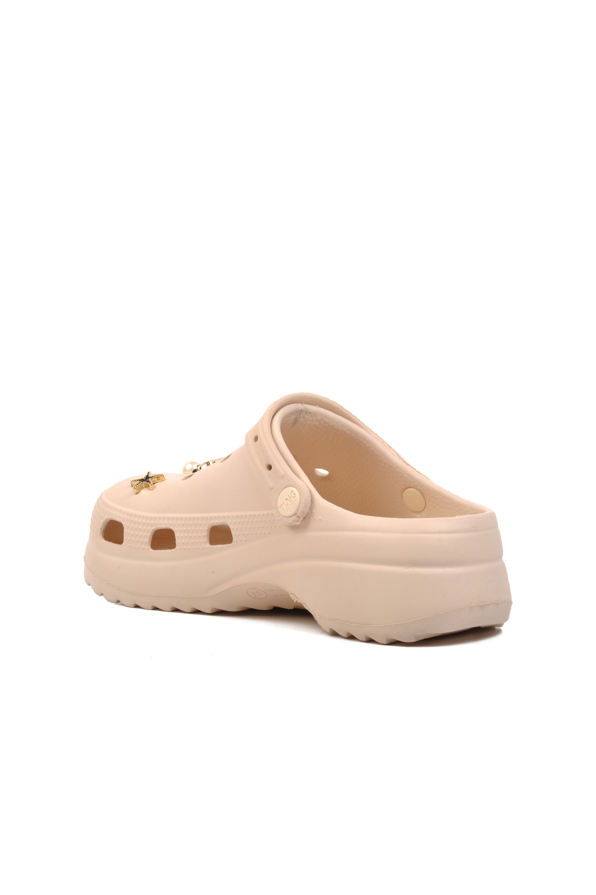 205 Ekru Kadın Sabo Terlik - Görsel 5