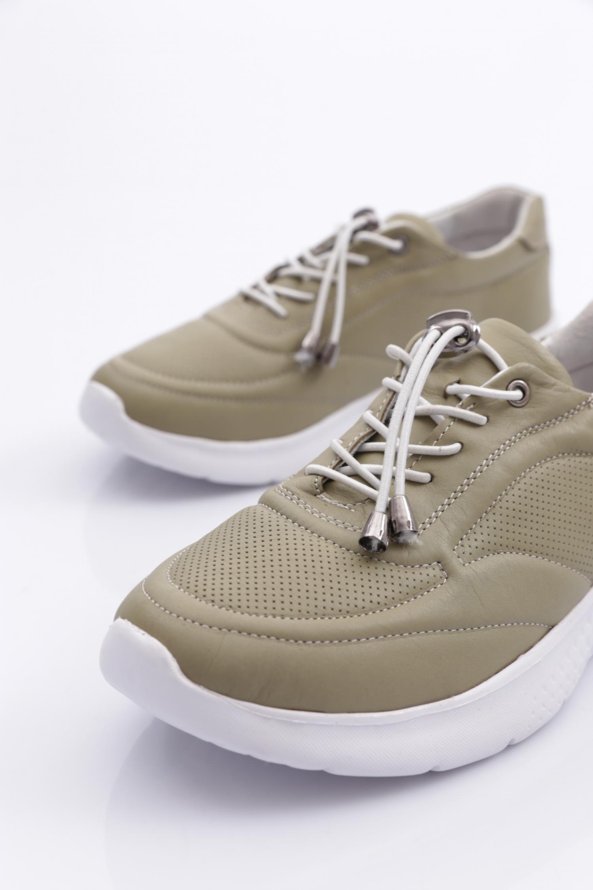 2024 Kadin Bağcikli Lazer Comfort Ayakkabi - Görsel 5