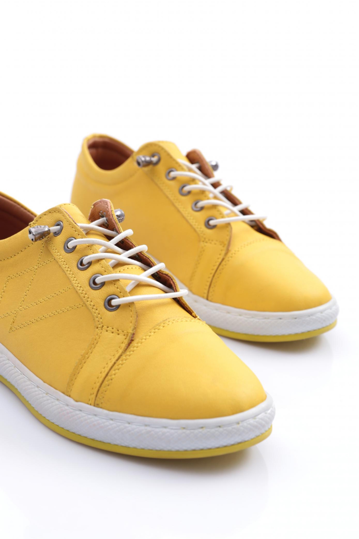 2011 Kadin Bağcikli Comfort Ayakkabi - Görsel 5