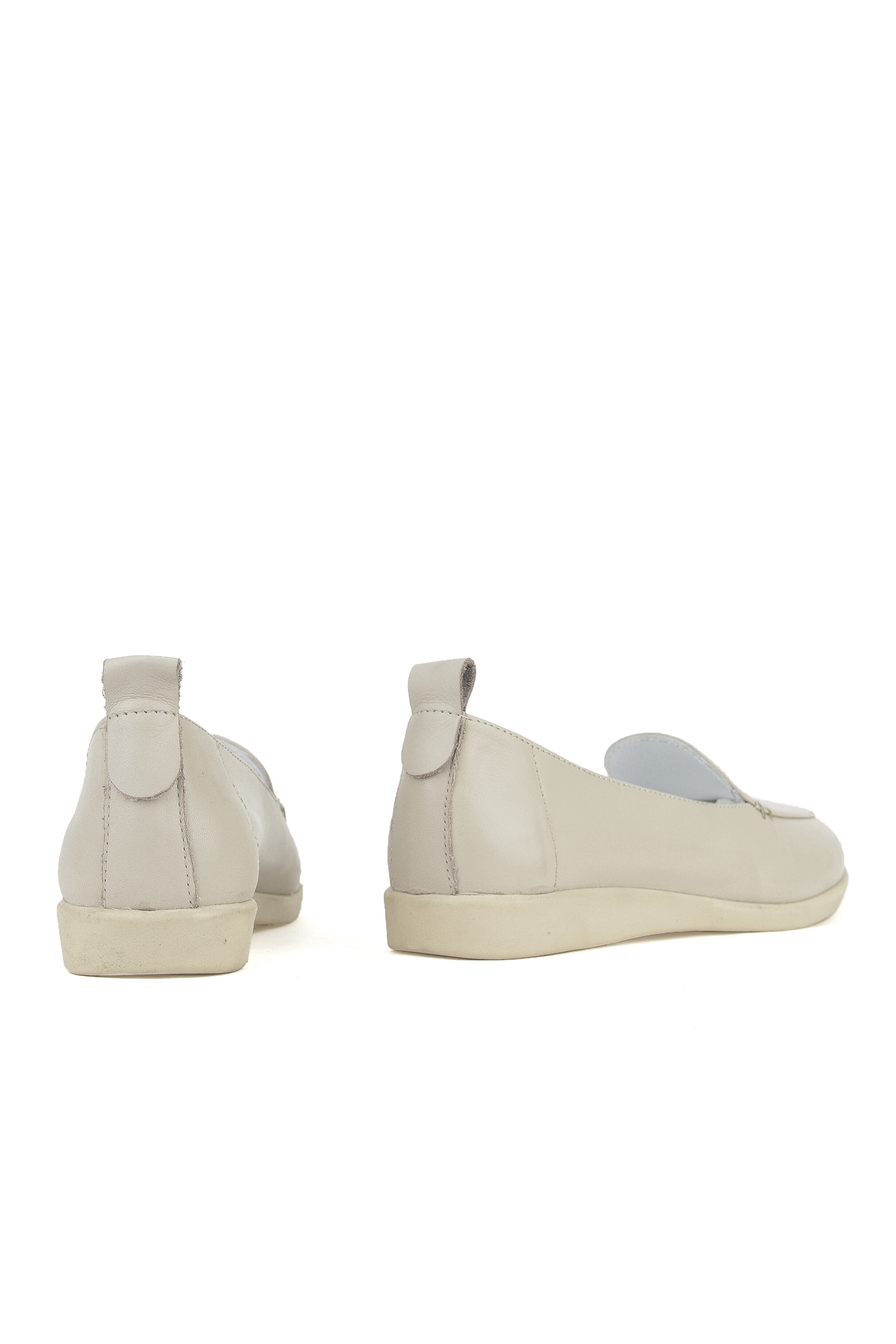 Kadın Hakiki Deri Günlük Ayakkabı 1411022Z2442 Buz - Görsel 4